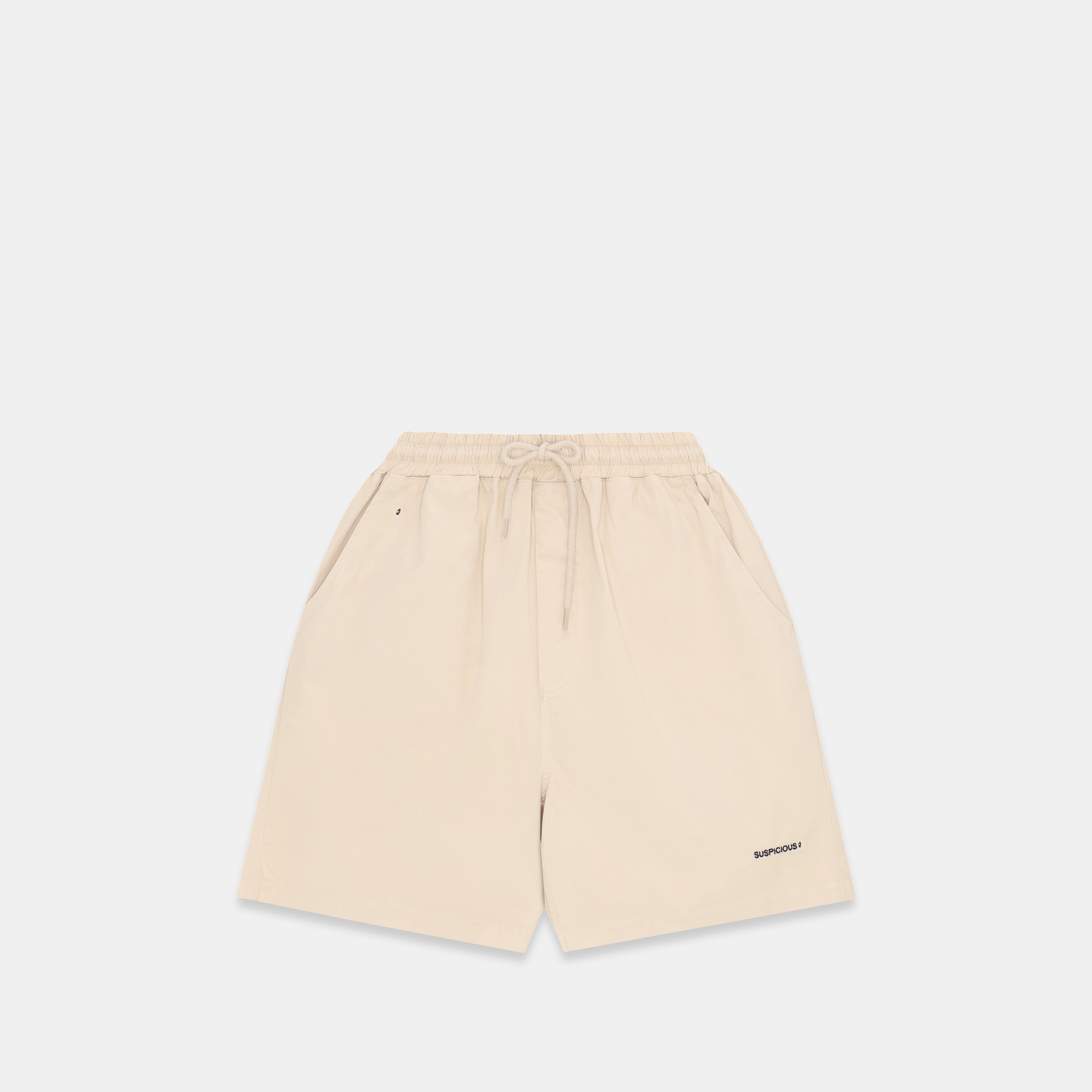 Suspicious Antwerp (SS24) The Suspicious Smiley Twill Shorts - Natural