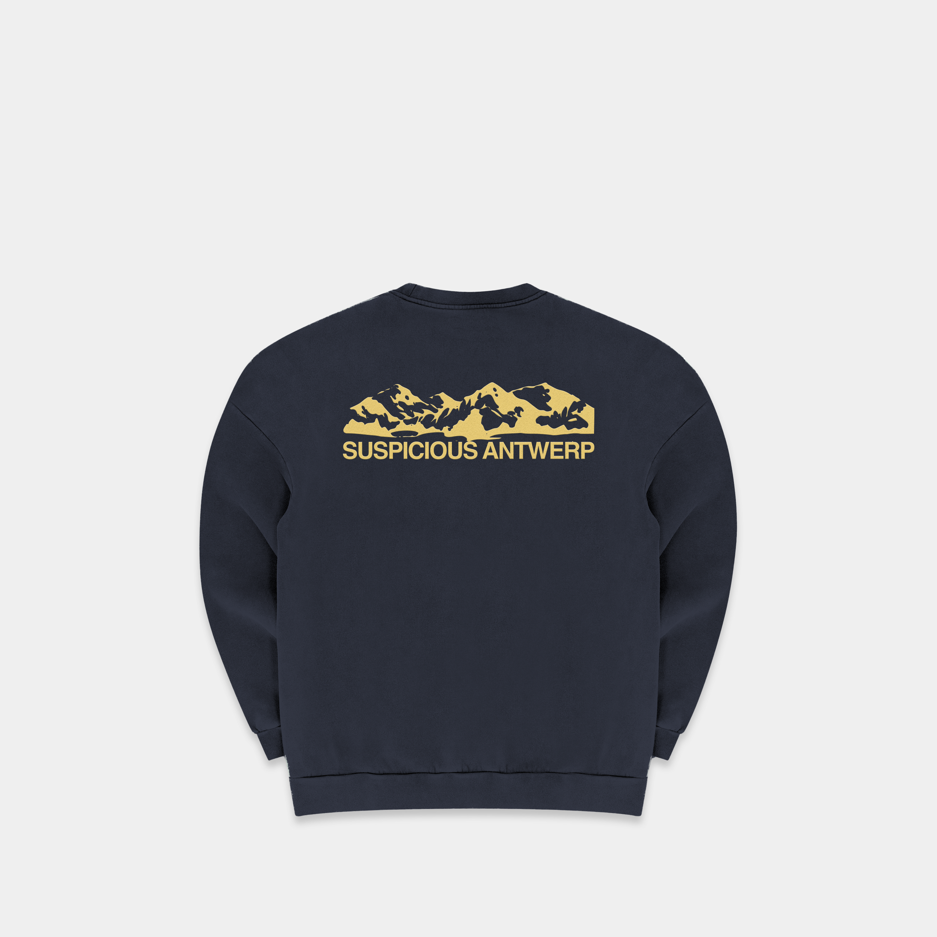 Suspicious Antwerp The Landscape Crewneck - Nightfall