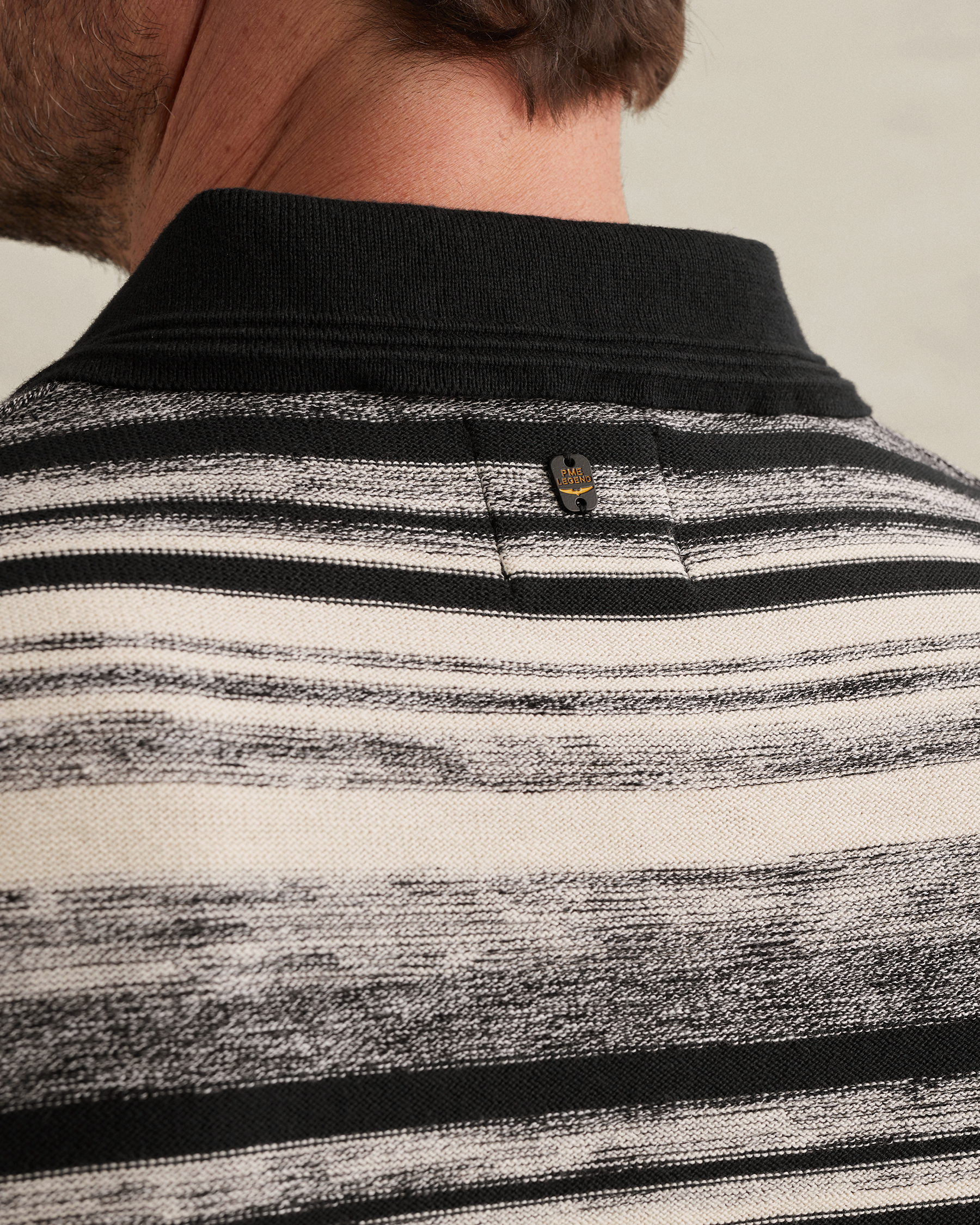 PME Legend Polo shirt with color gradient and badgex