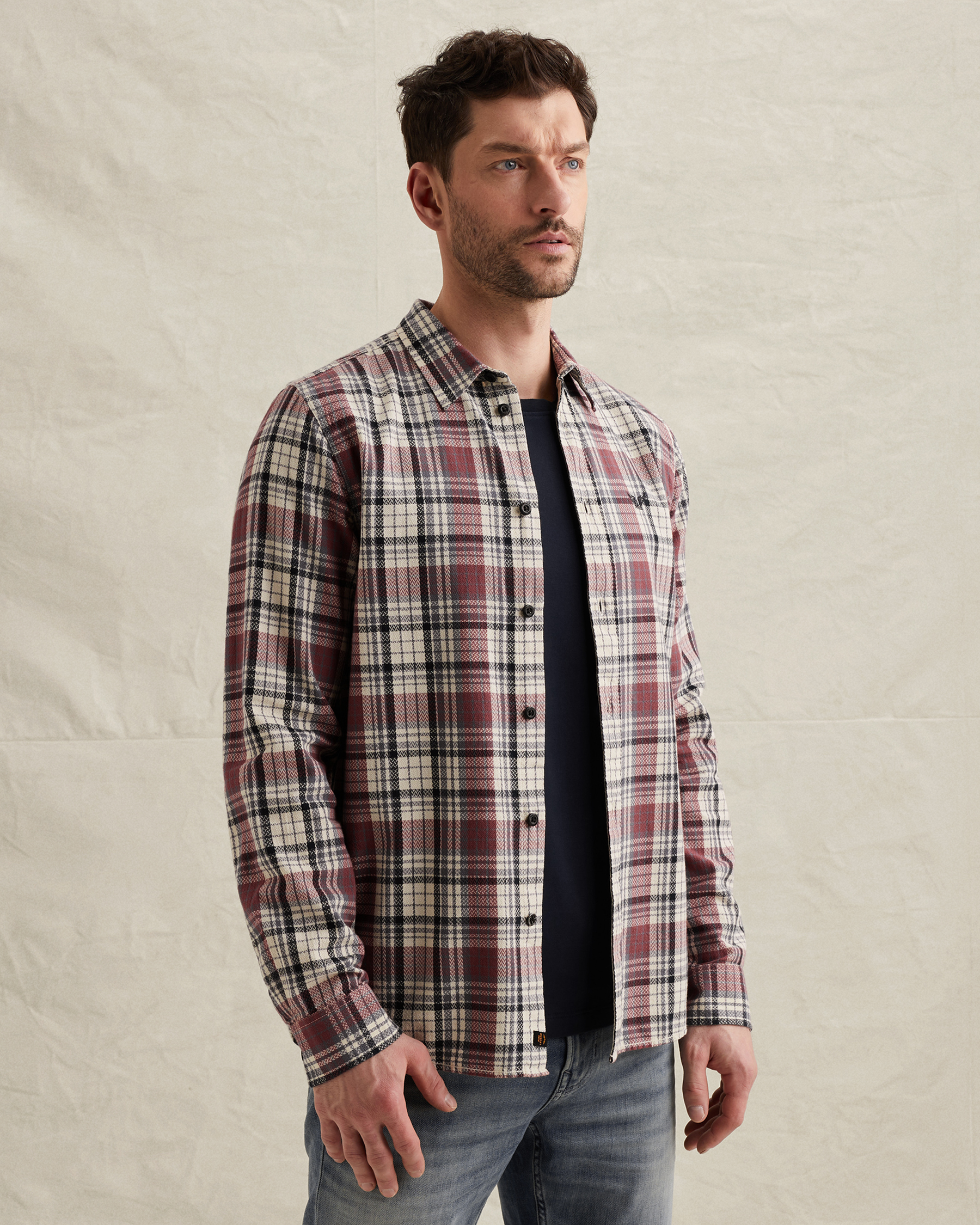 PME Legend Shirt with allover check patternx