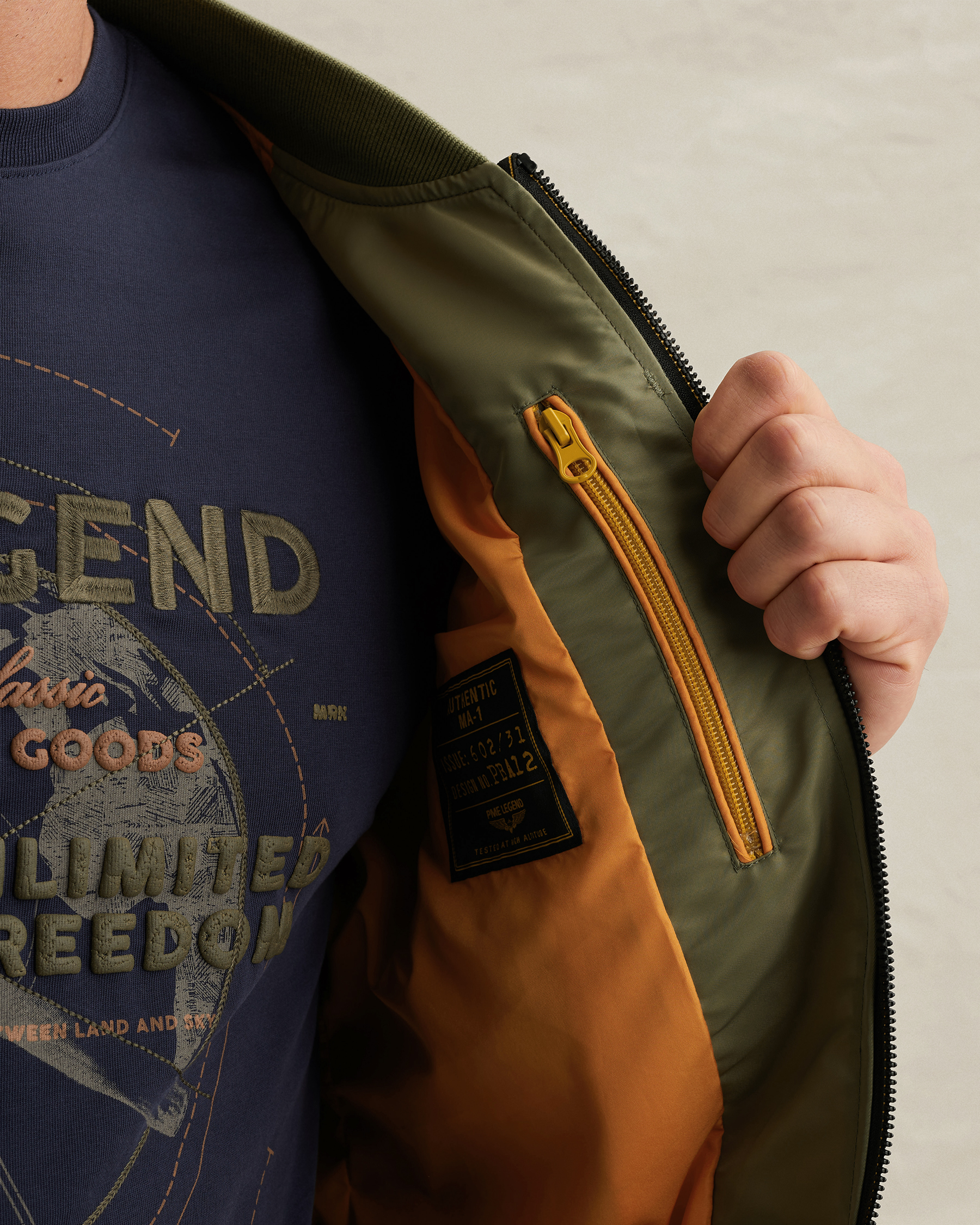 PME Legend Authentic MA-1 jacketx