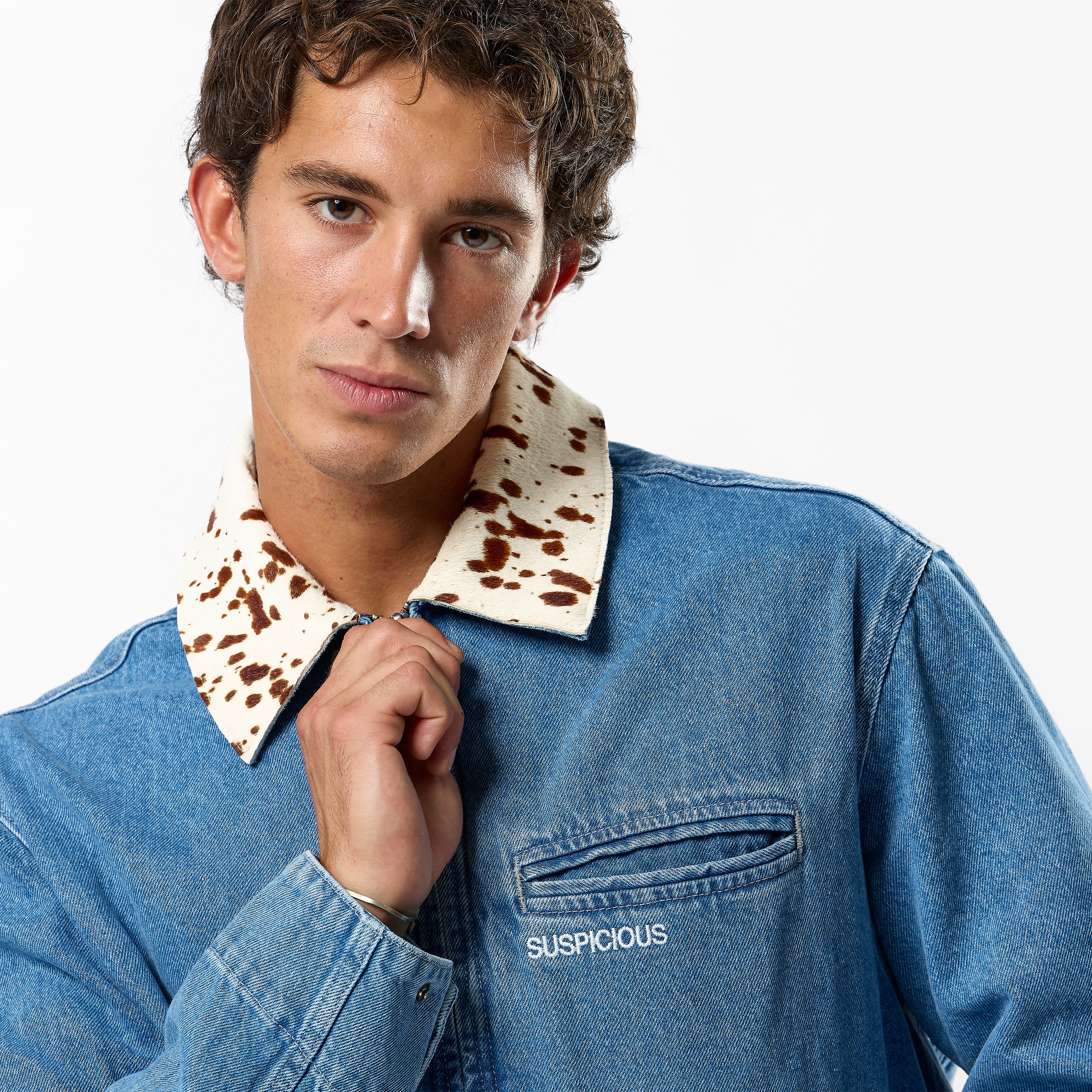 Suspicious Antwerp Bella Denim Zip-Up Jacket - Mediterranean Blue