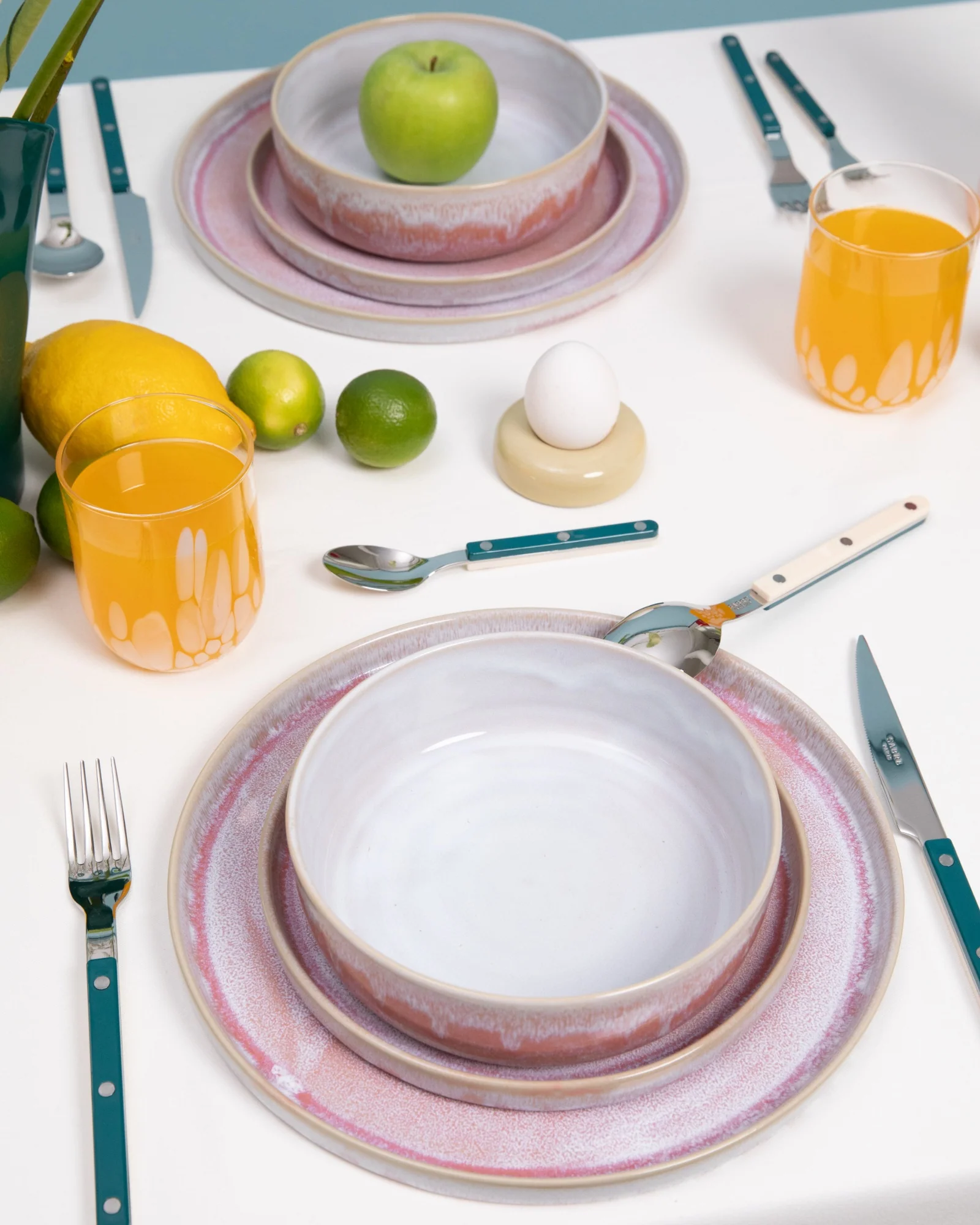 Cordoama - Tableware set modern rosé 16 pieces