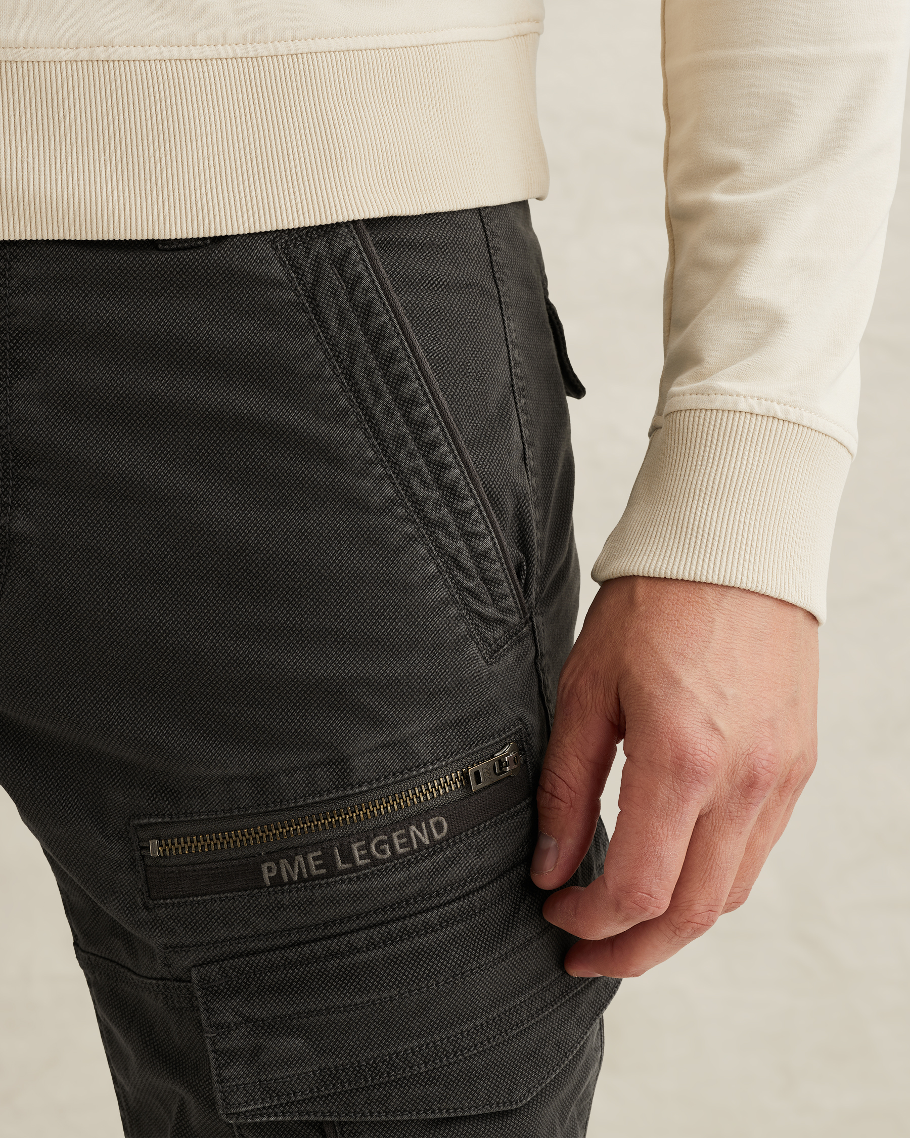 PME Legend Nordrop relaxed fit cargo pants with allover printx