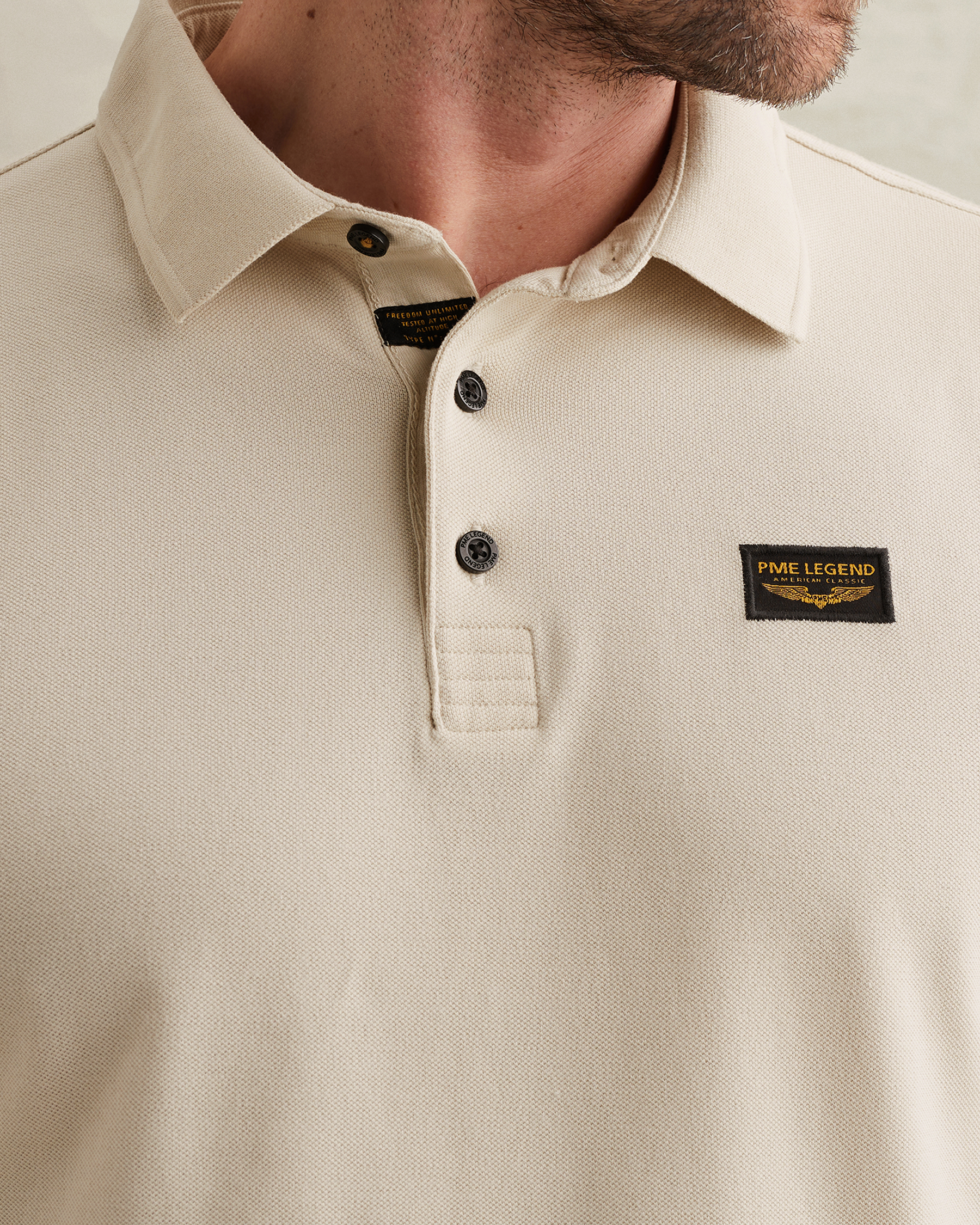 PME Legend American Classic polo with long sleevesx