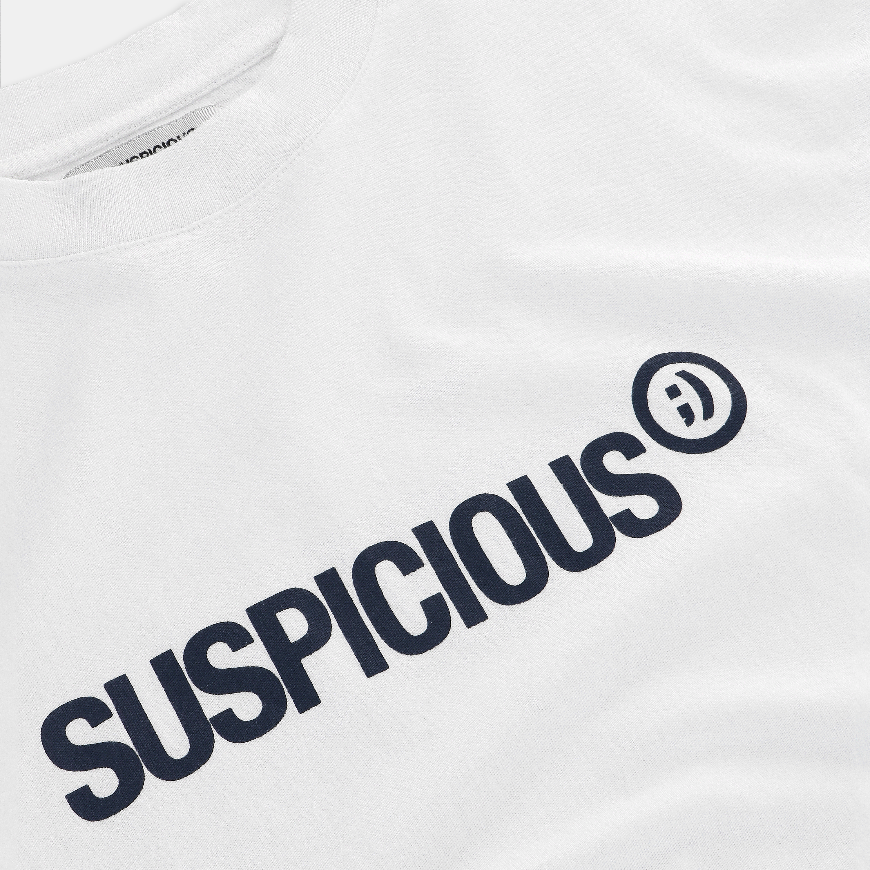 Suspicious Antwerp The Smiley Tee - White
