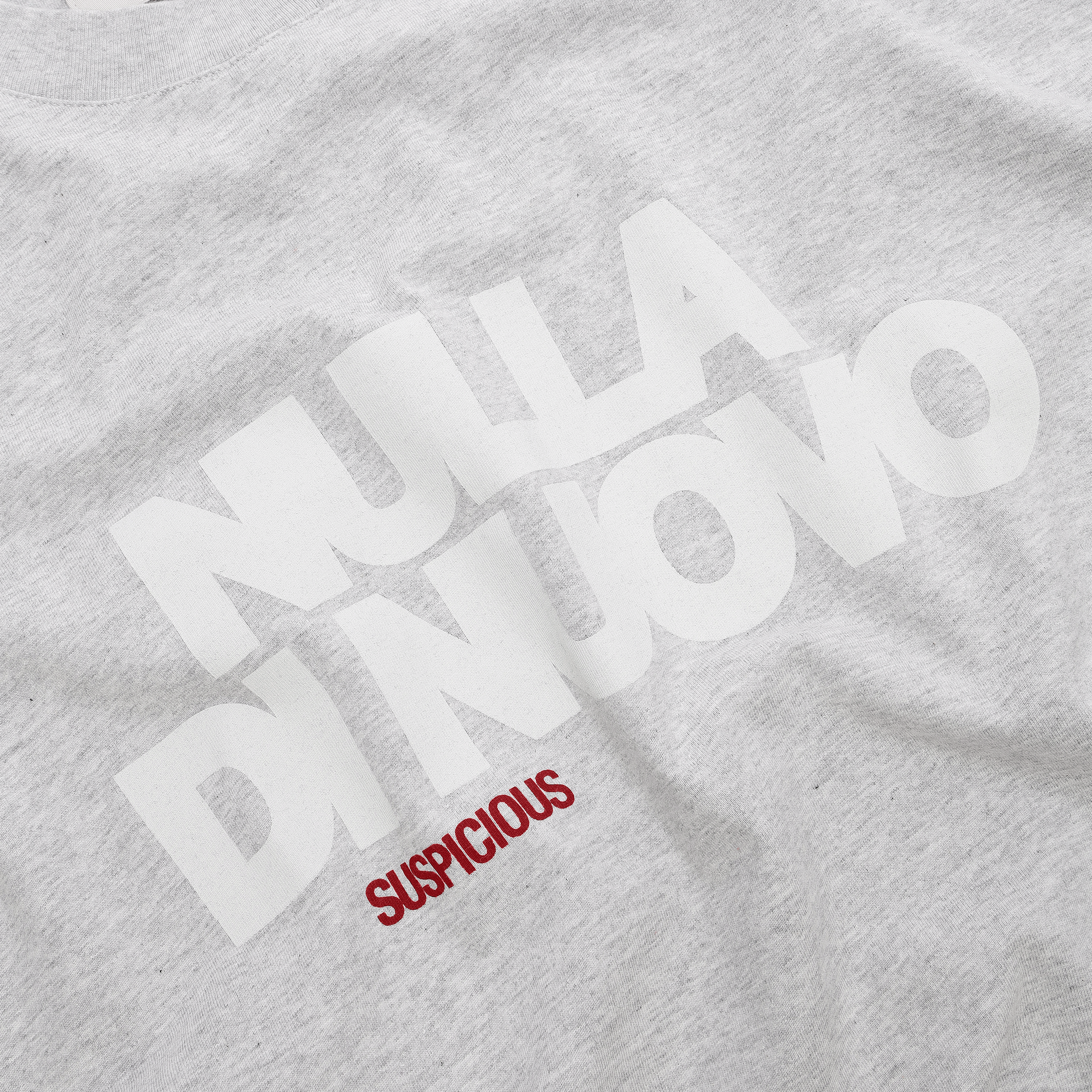 Suspicious Antwerp Buongiorno / Nulla Di Nuovo Tee - Neutral Heather