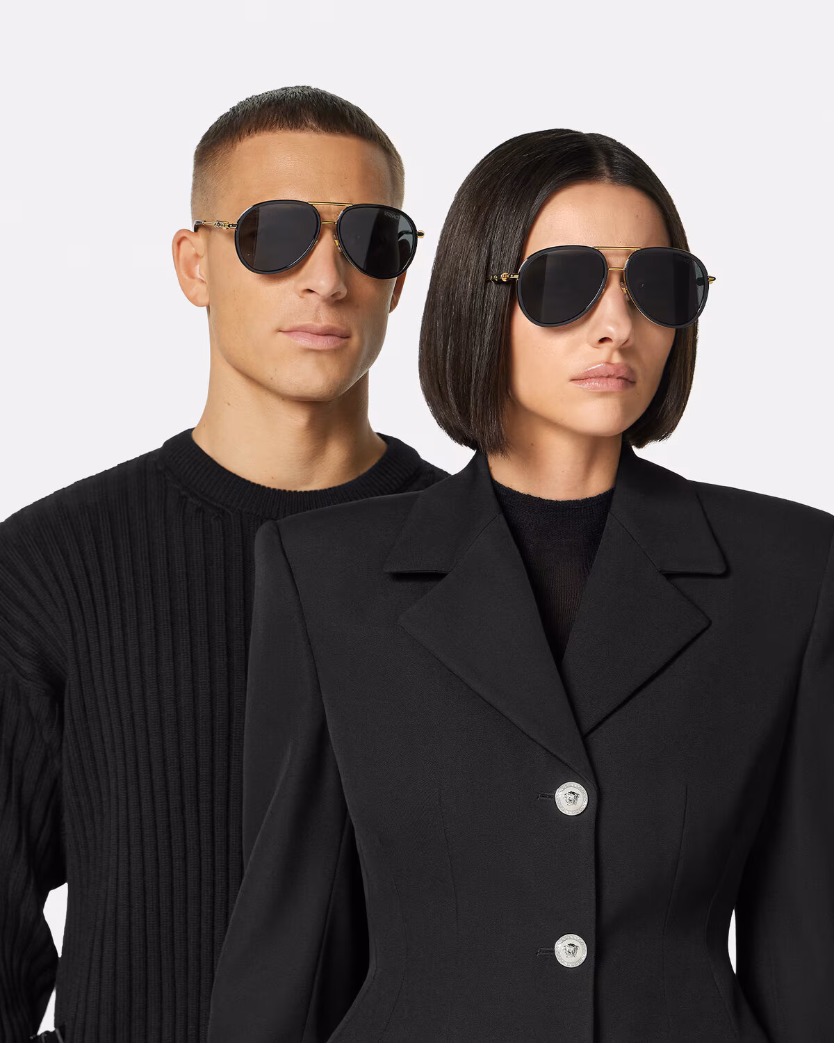 Versace Medusa Roller Pilot Sunglasses