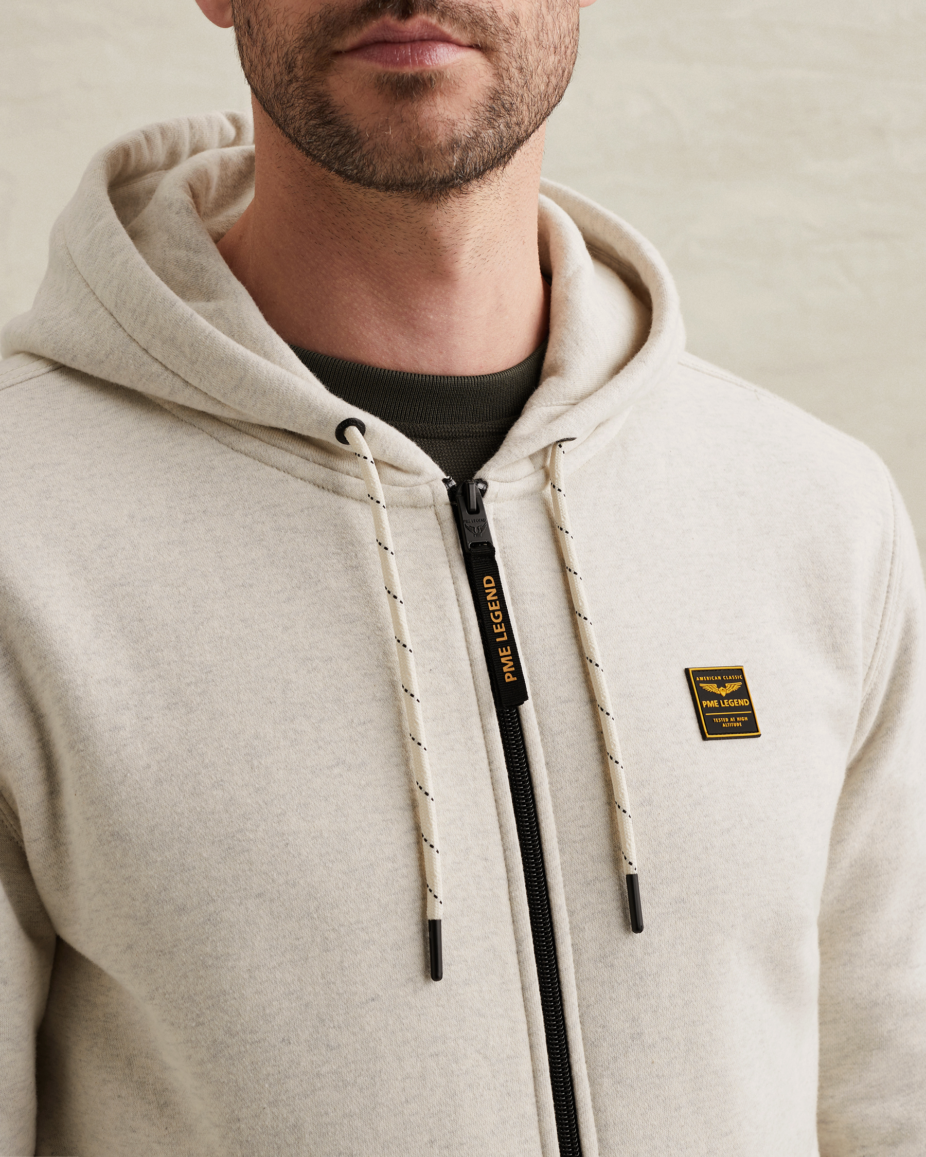 PME Legend Sweat jacket with hood and zipper closurex