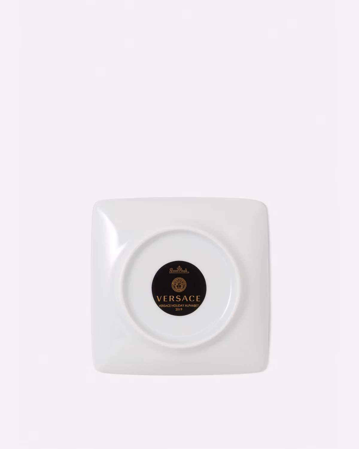 Versace Versace Alphabet R Square Plate 4.7