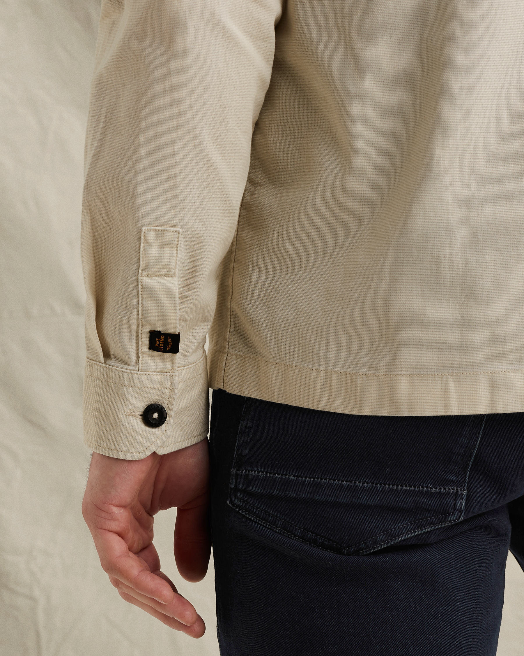 PME Legend Shirt jacket with button closure and chest pocketx