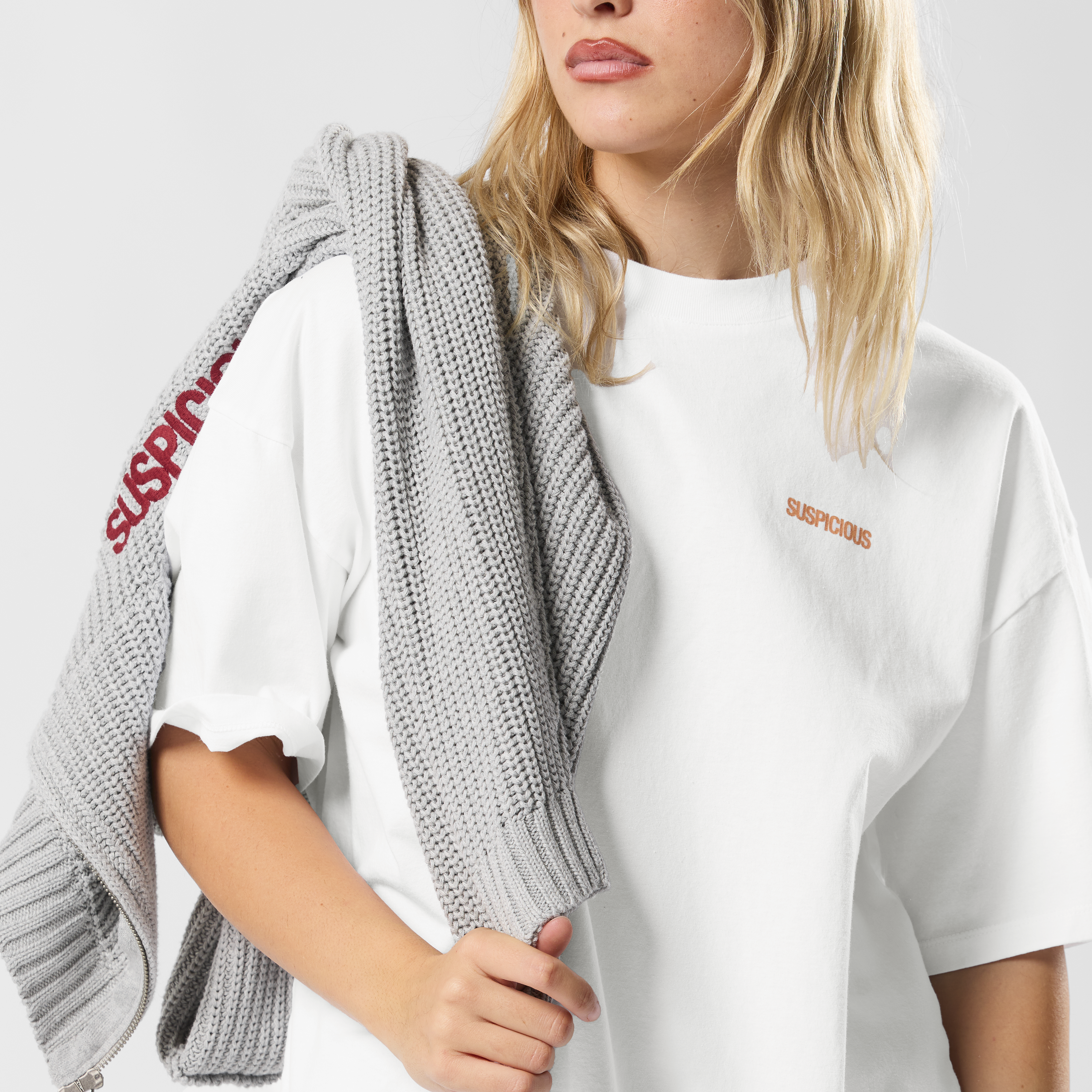 Suspicious Antwerp Winter1 / First Lift club Tee - White