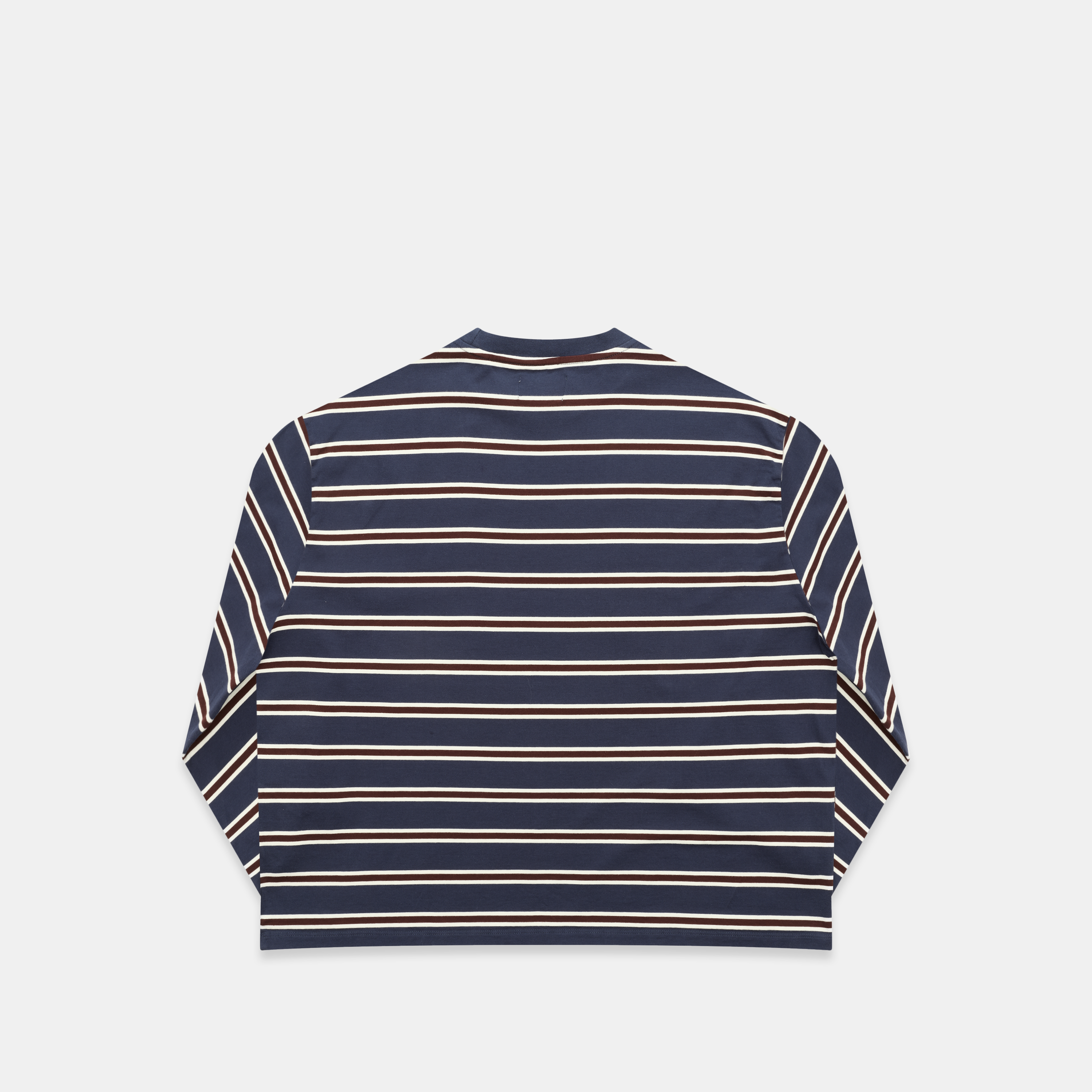 Suspicious Antwerp Winter1 / Striped Longsleeve - Navy & Red