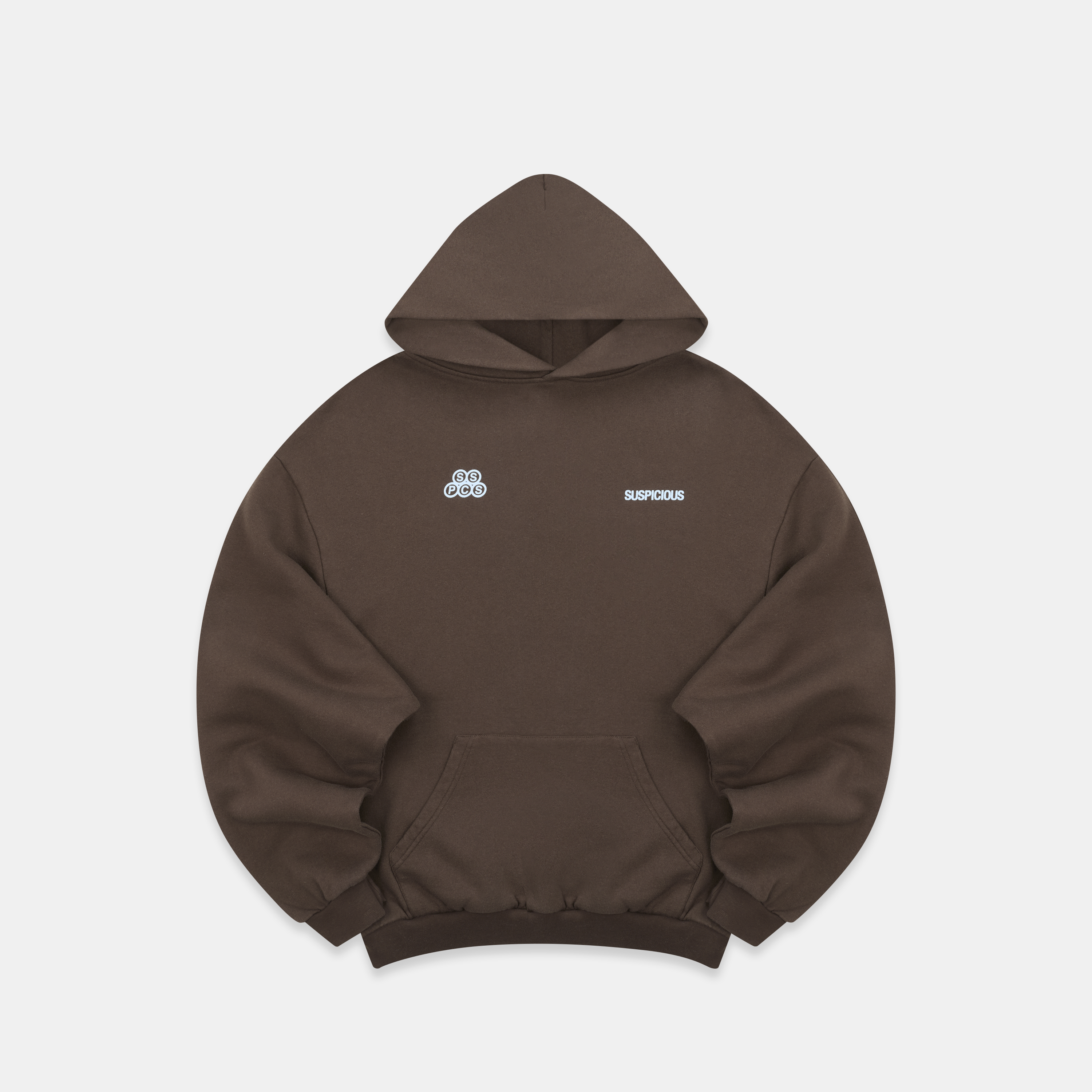 Suspicious Antwerp Winter1 / Landscape Hoodie - Espresso