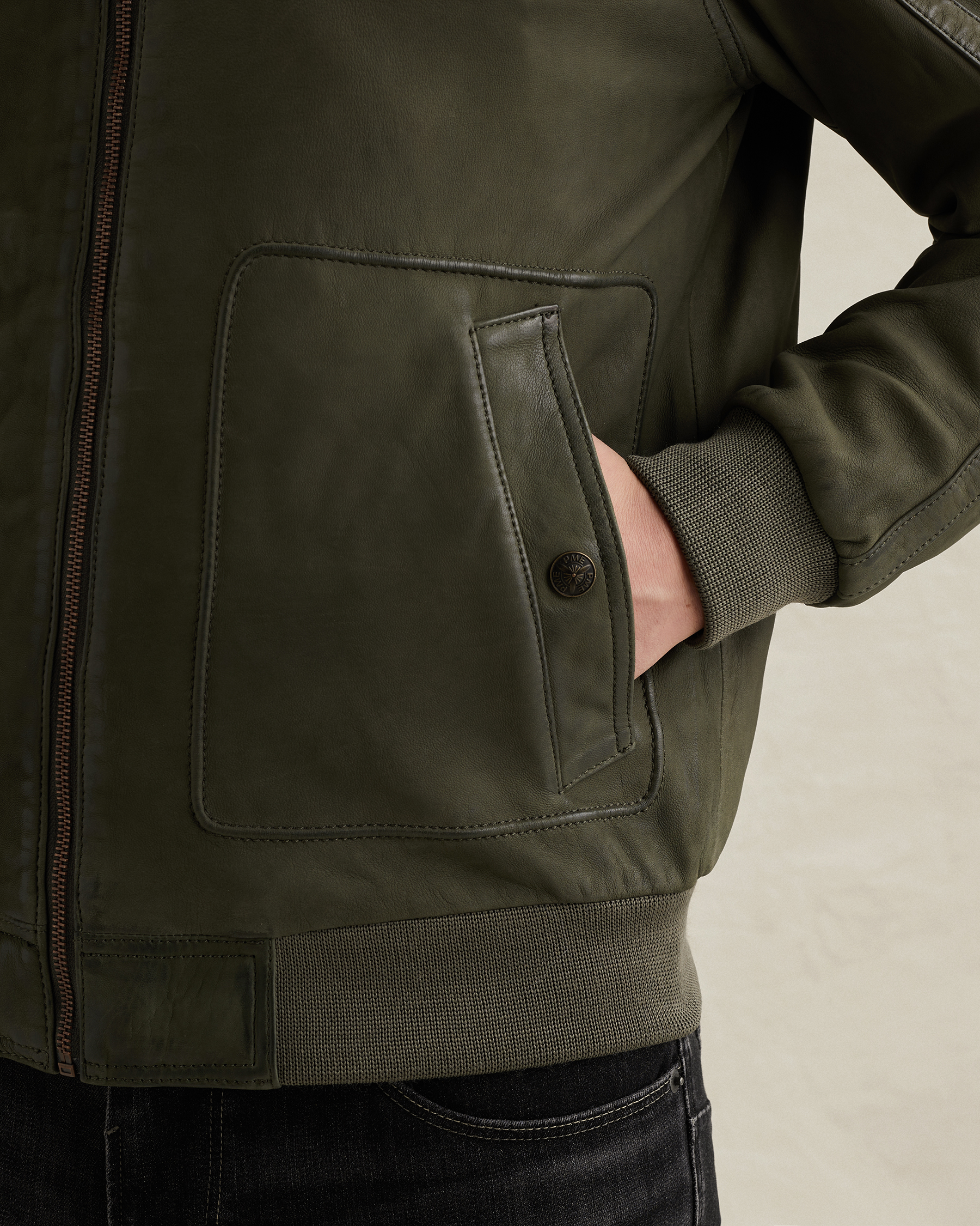 PME Legend Summer Hudson leather jacketx