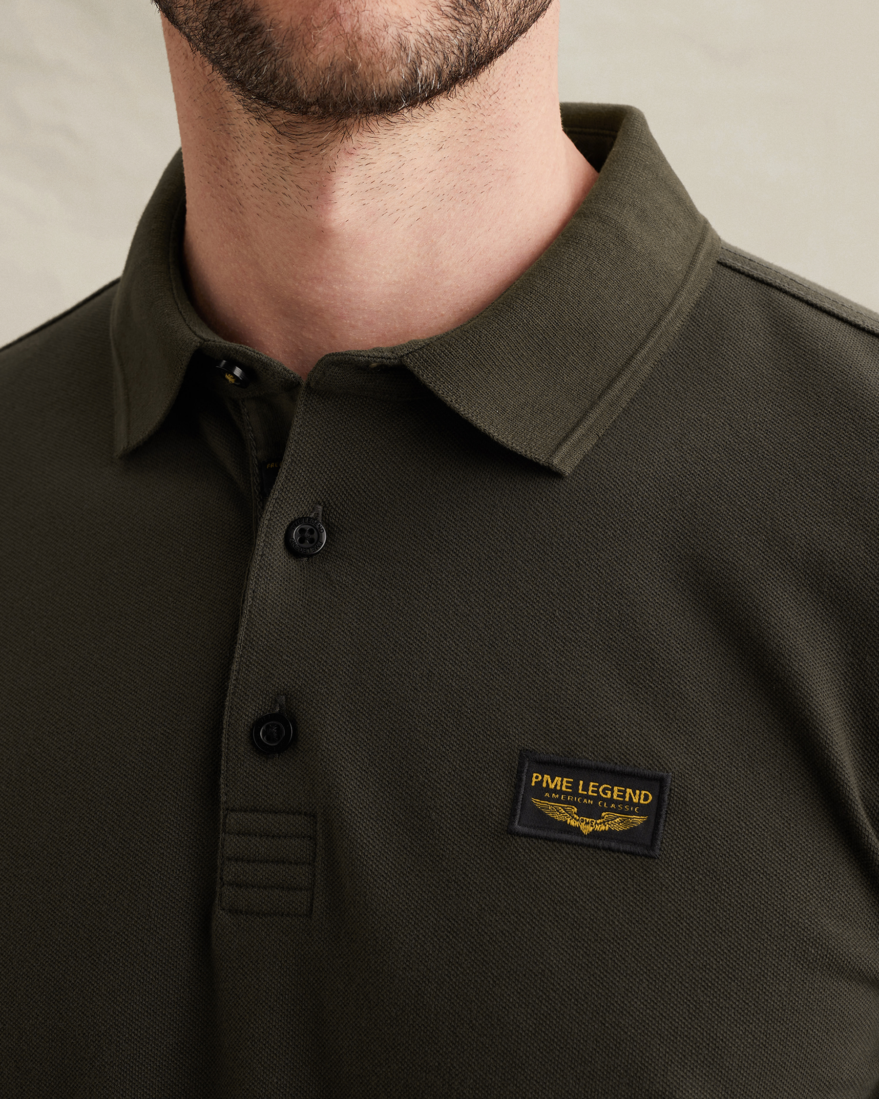 PME Legend American Classic polo with long sleevesx