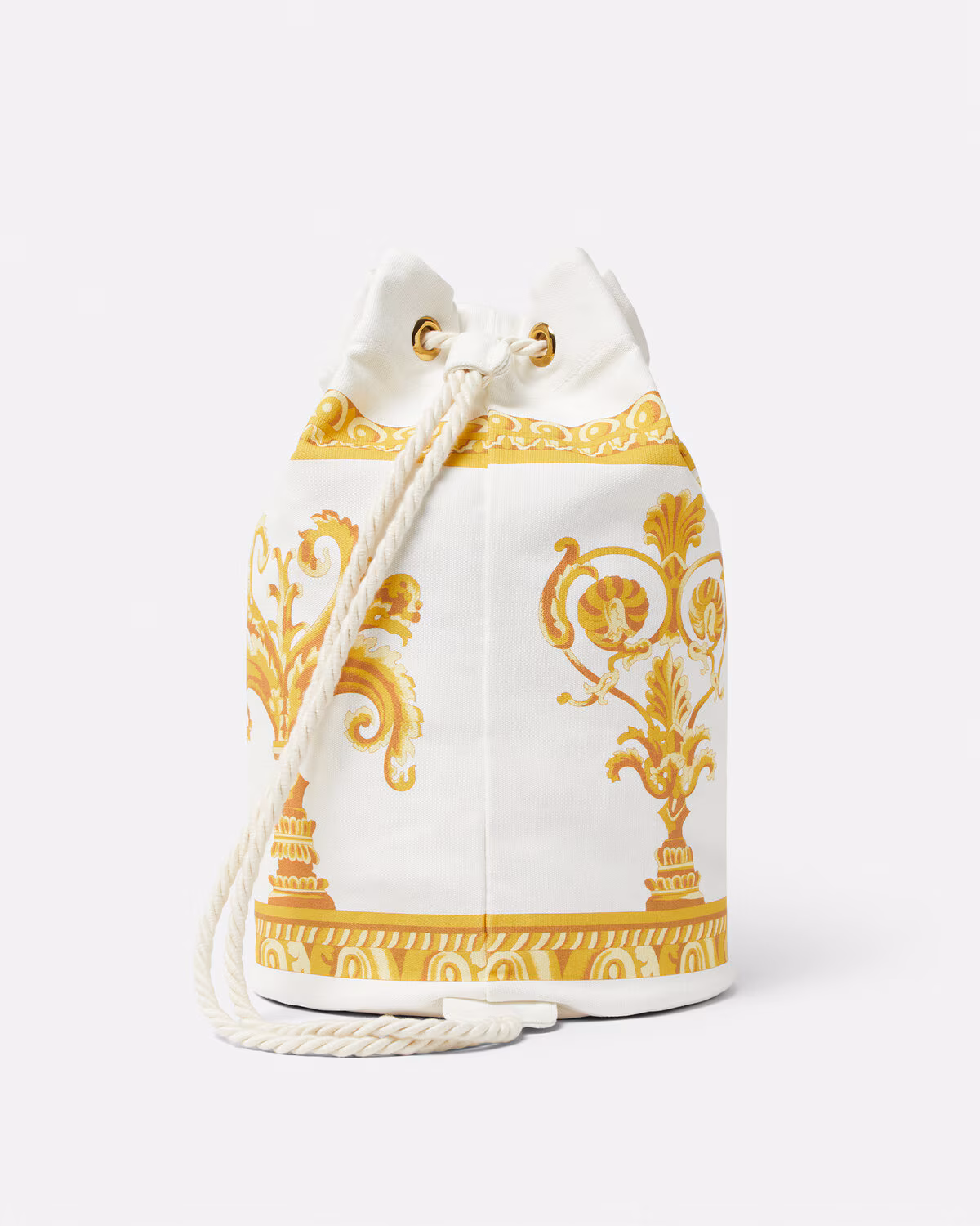 Versace Medusa Kids Canvas Sling Bucket Bag