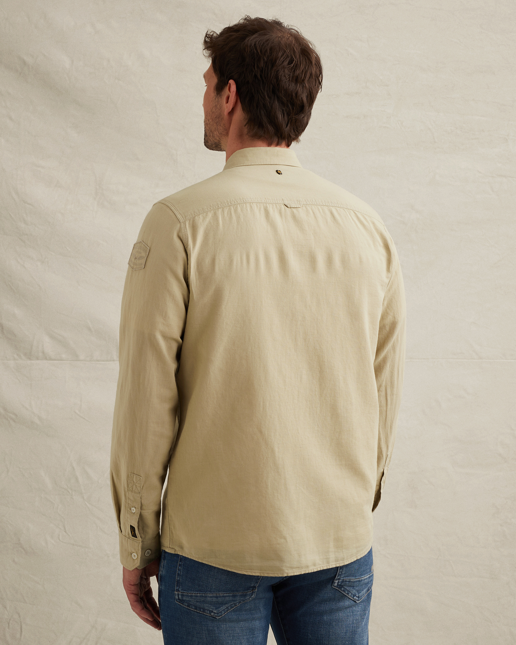 PME Legend Shirt jacket with check pattern and chest pocketsx