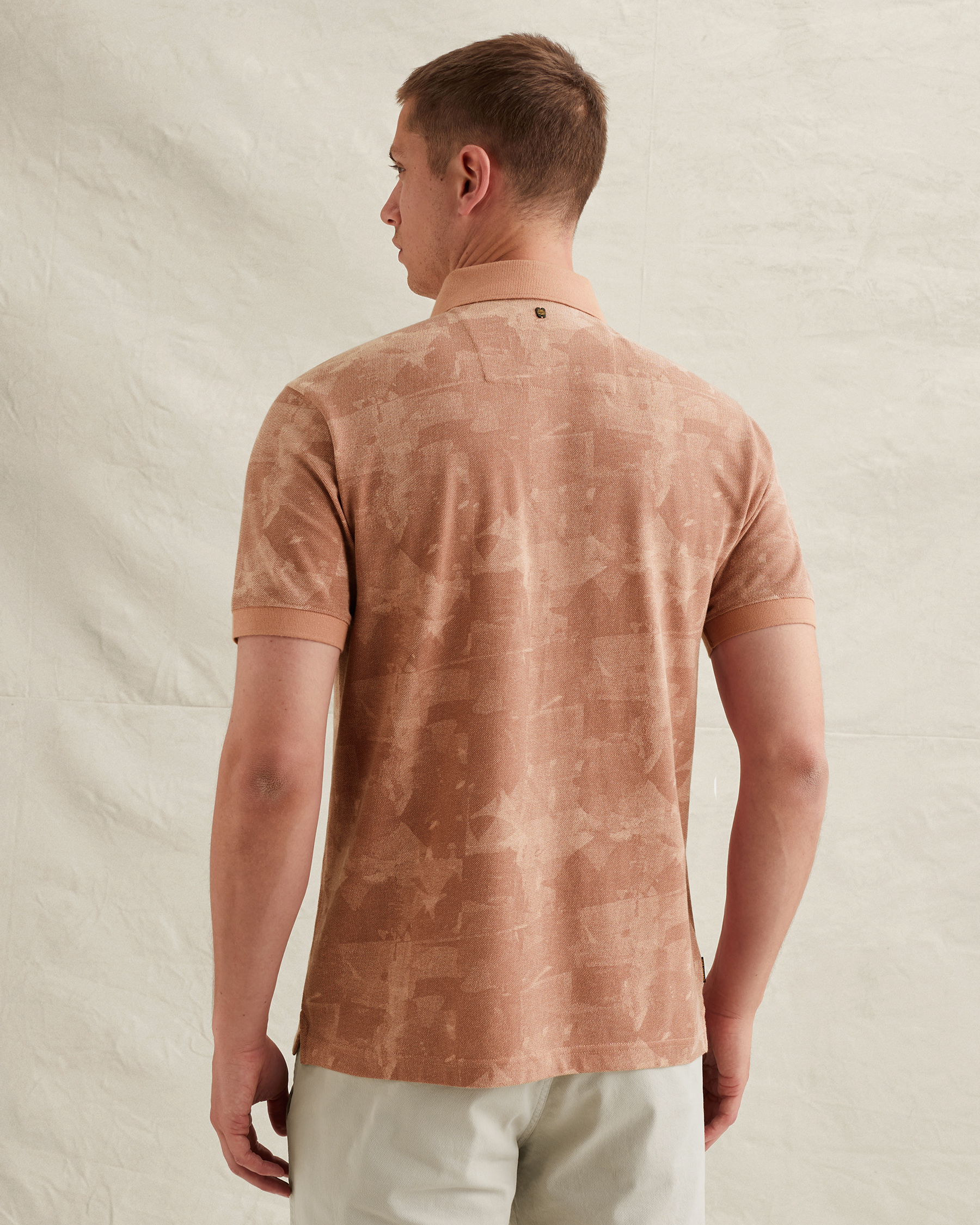 PME Legend Polo shirt in piqué with allover printx