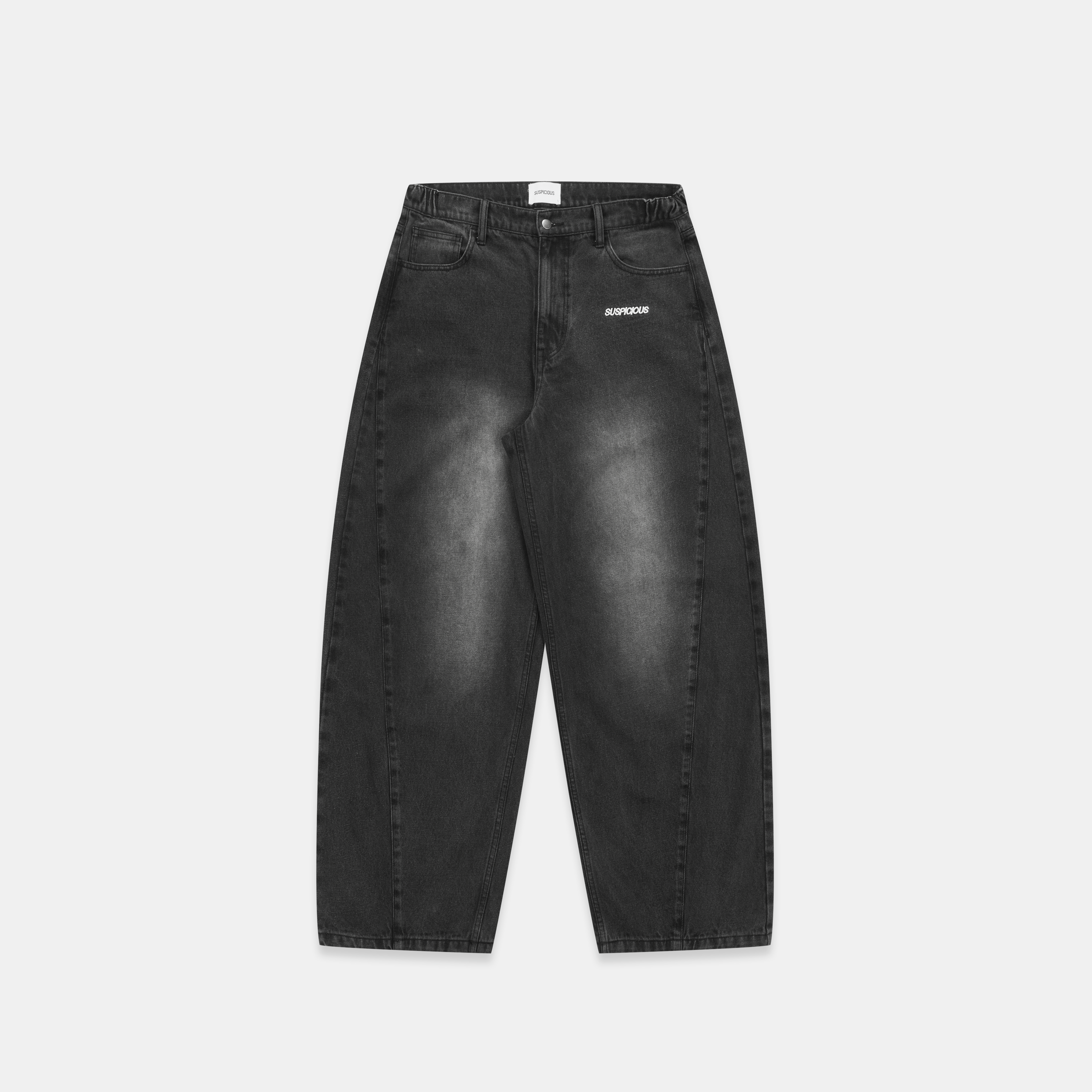 Suspicious Antwerp Fall / SSPCS Club Barrel Jeans - Washed Black