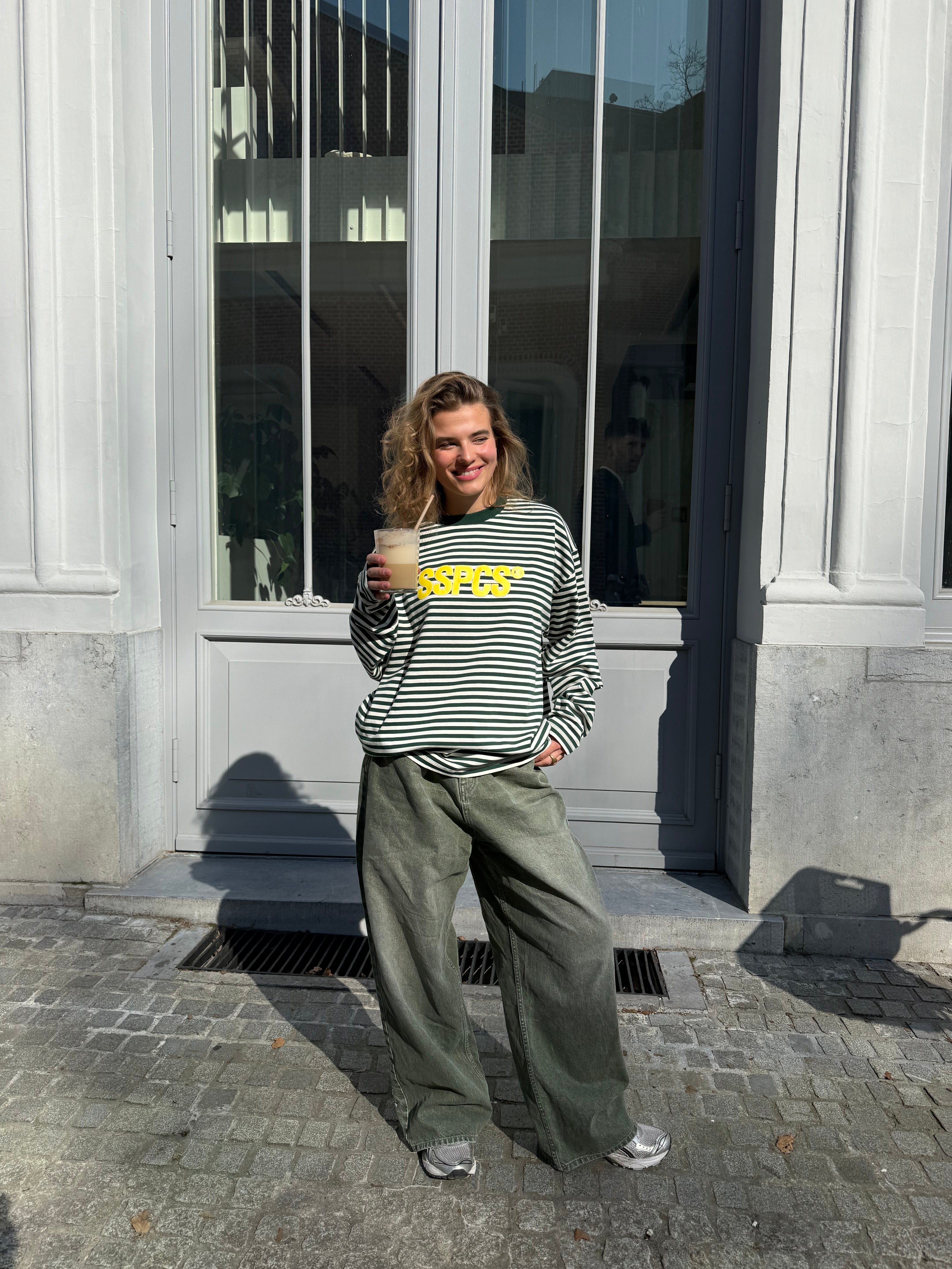 Suspicious Antwerp PL / The SSPCS Striped Longsleeve - Green Yellow