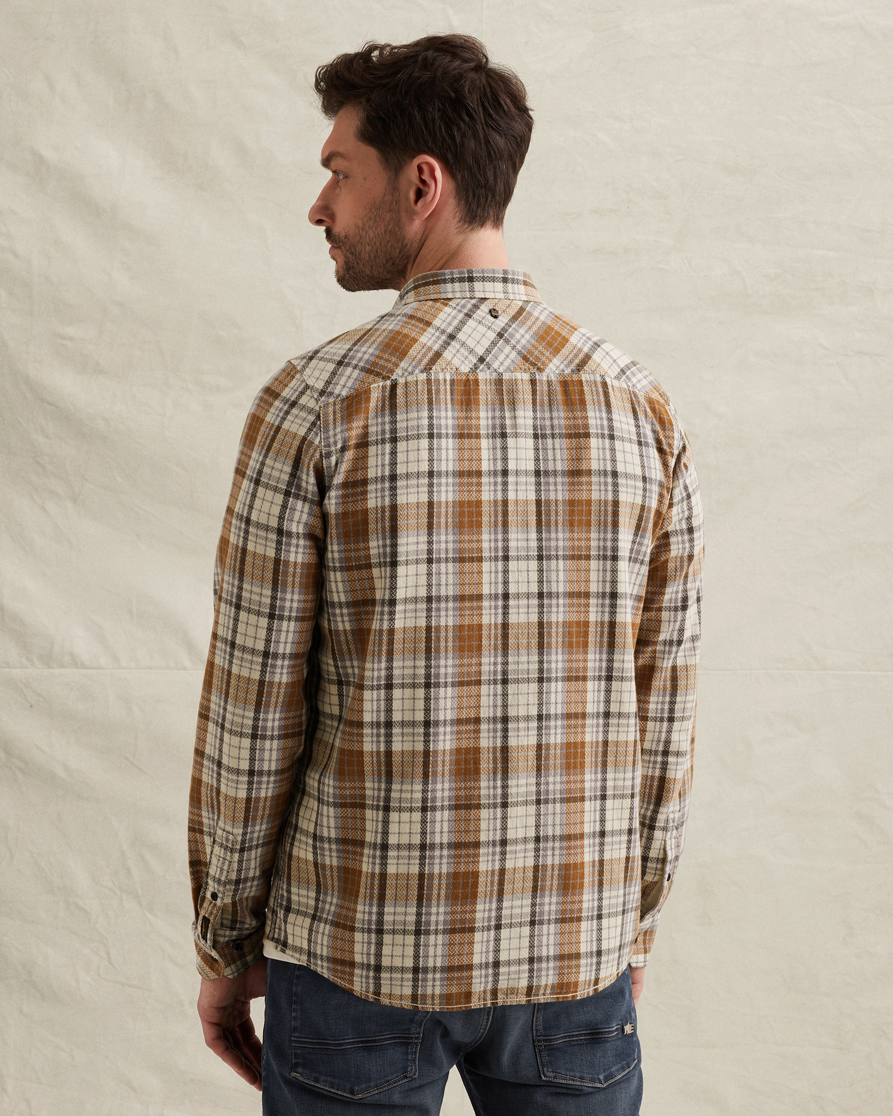 PME Legend Shirt with allover check patternx