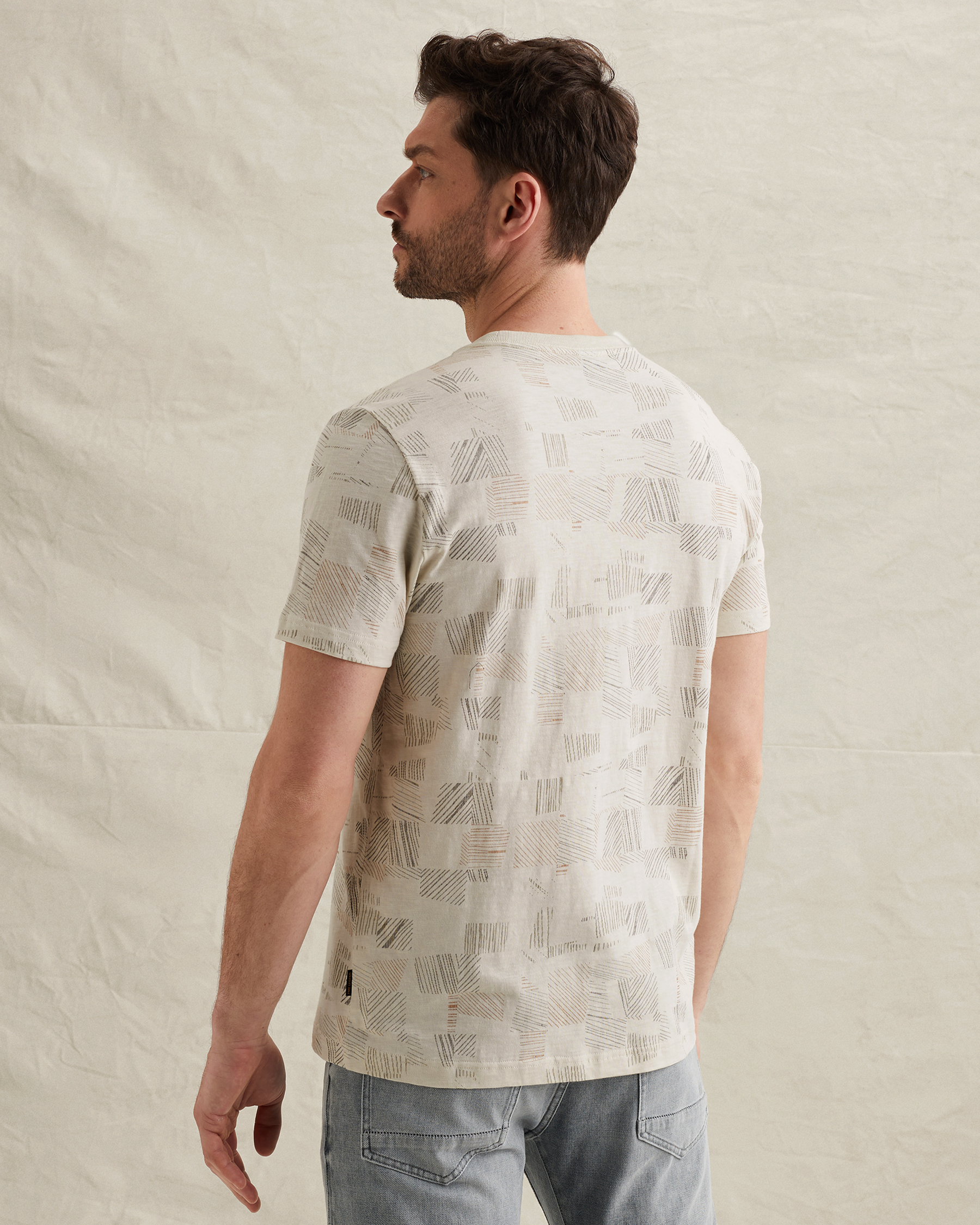 PME Legend T-shirt with allover print and slub effectx