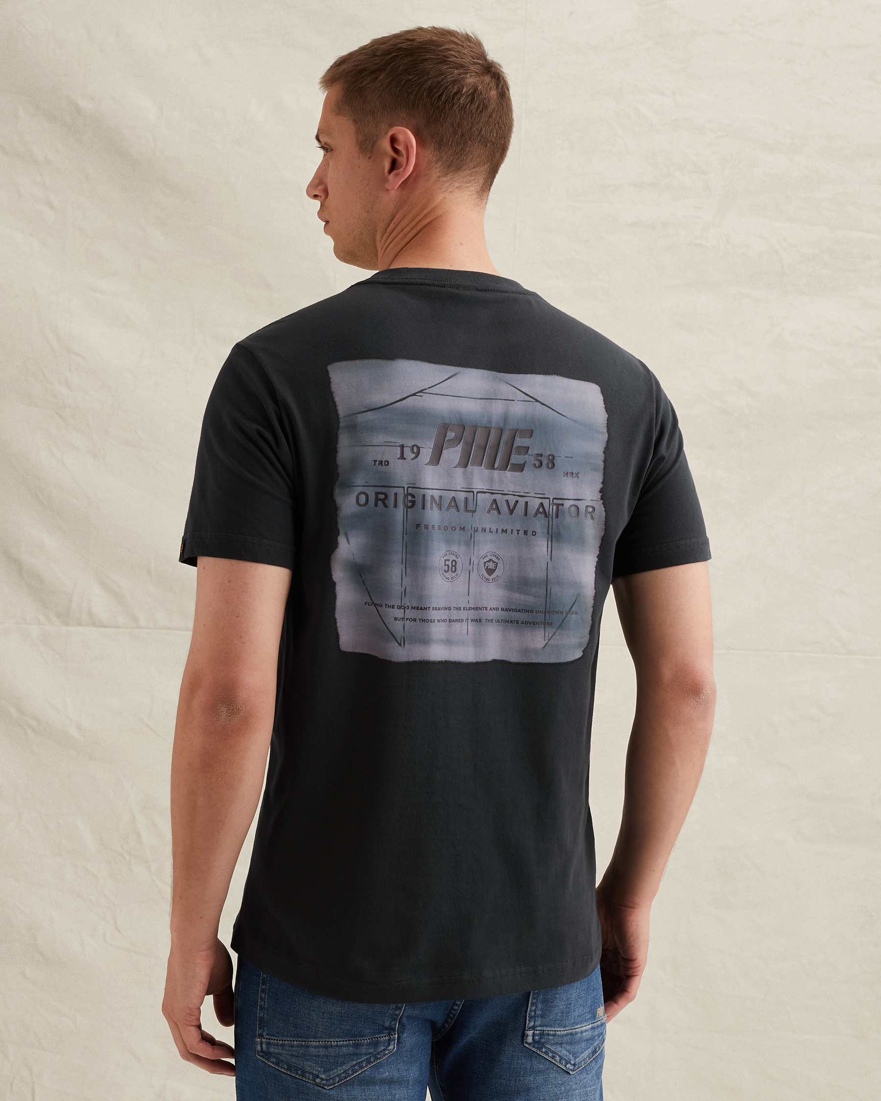 PME Legend T-shirt with multicolor artwork on the backx