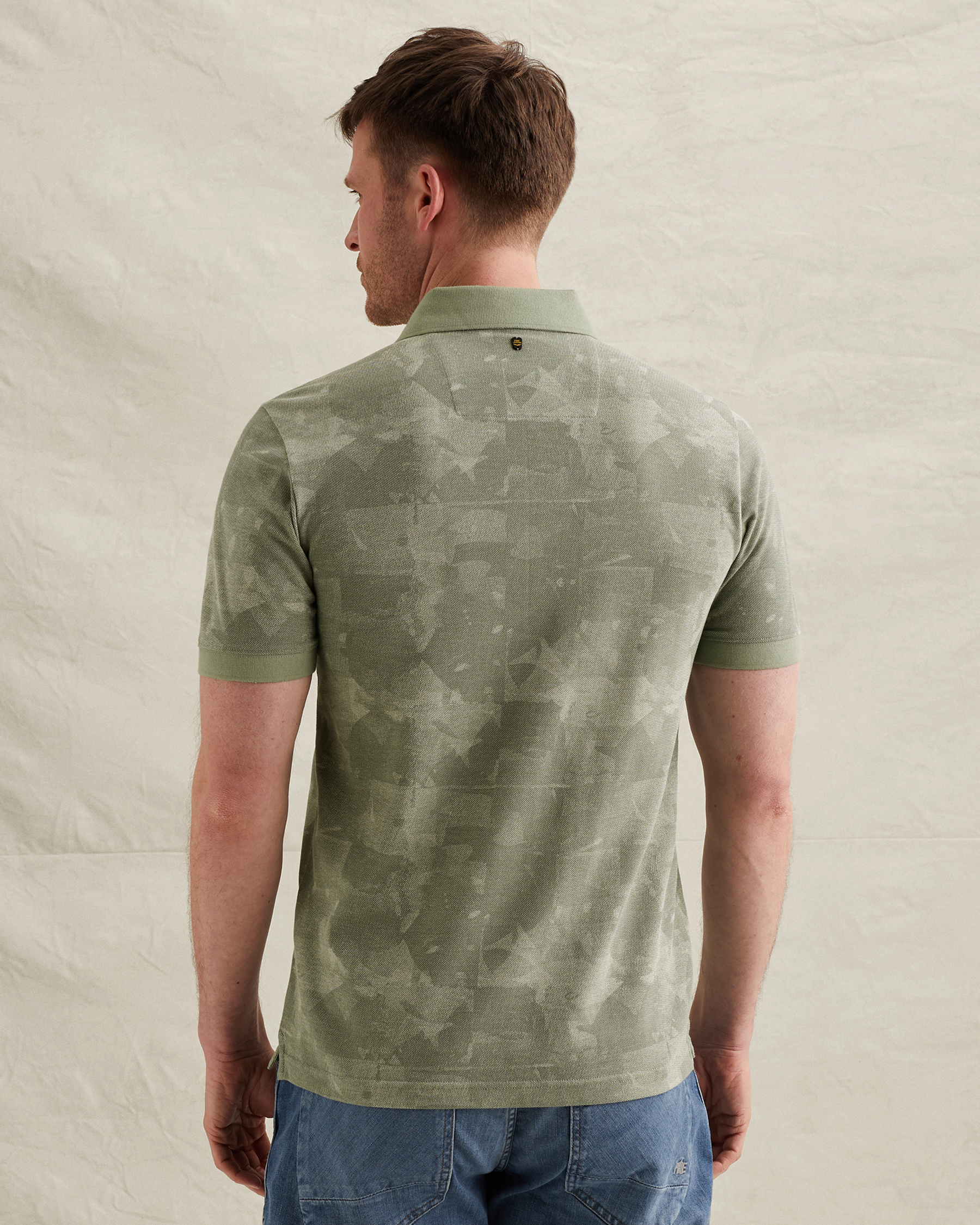 PME Legend Polo shirt in piqué with allover printx
