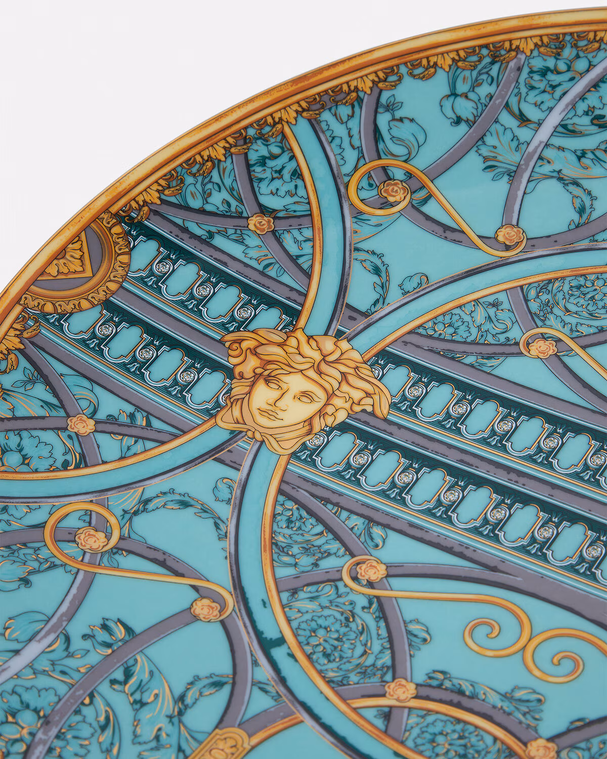 Versace Scala del Palazzo Verde Charger Plate 33 cm