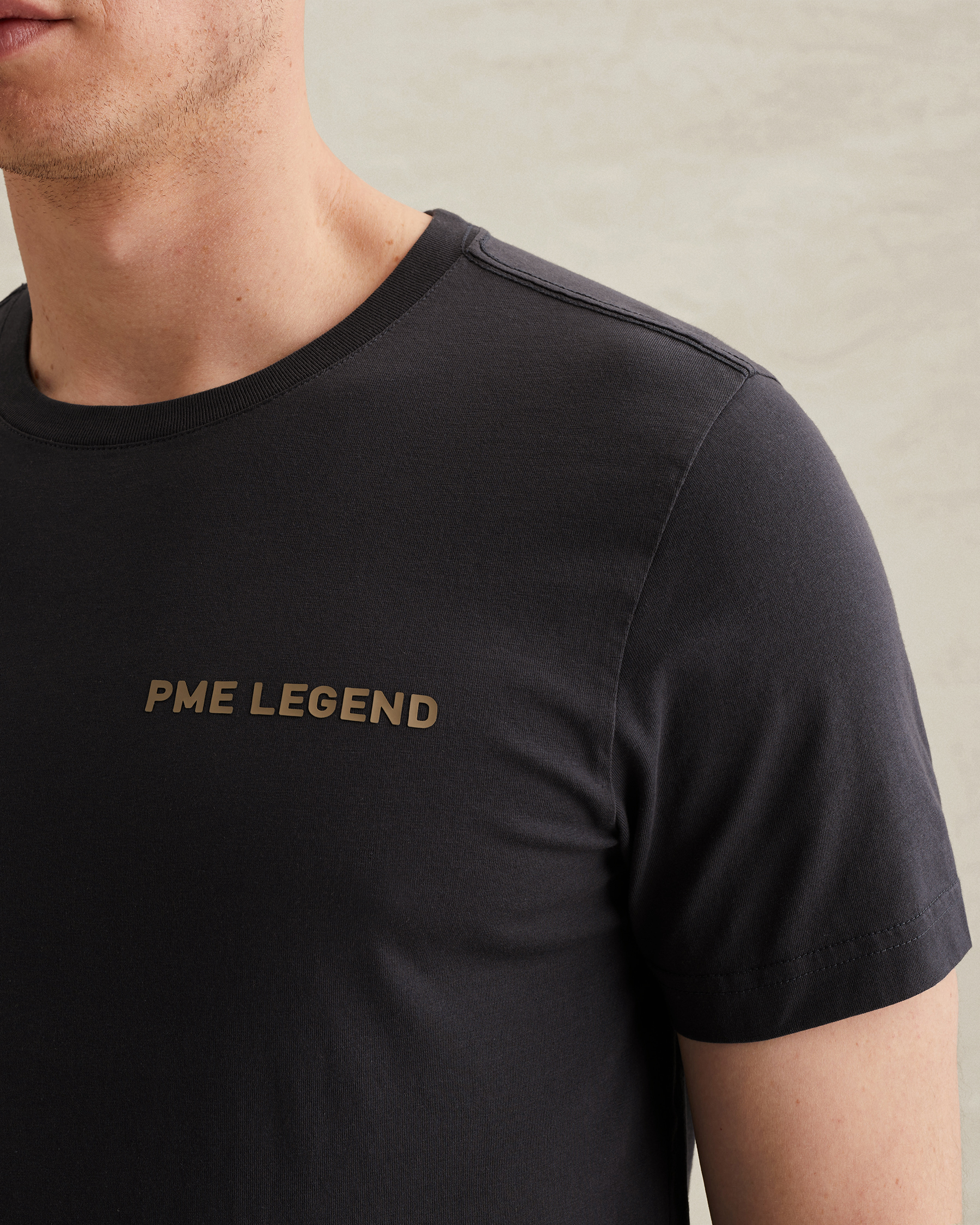 PME Legend T-shirt with off-placed artworksx