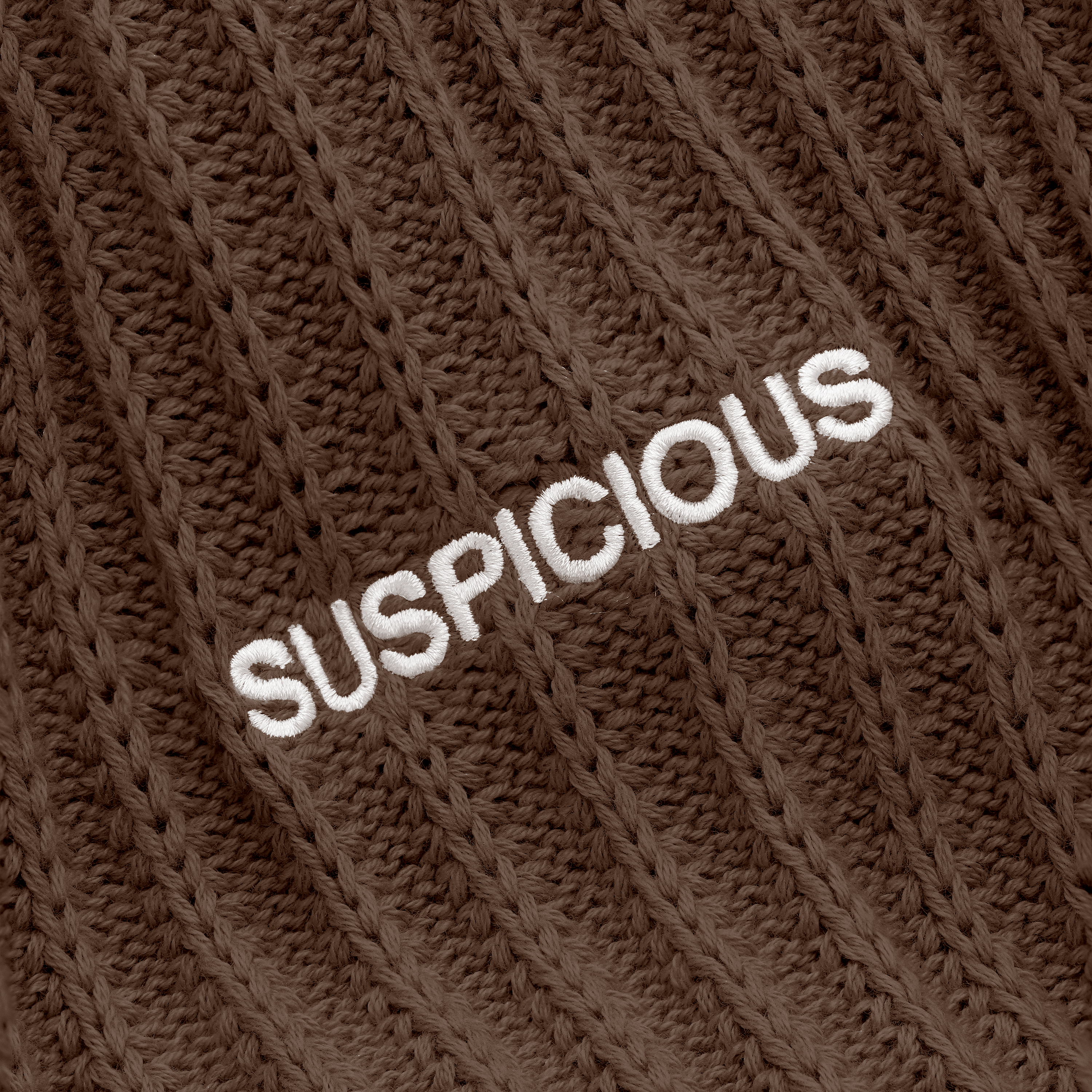 Suspicious Antwerp The Suspicious 2 Knitted Sweat - Brown