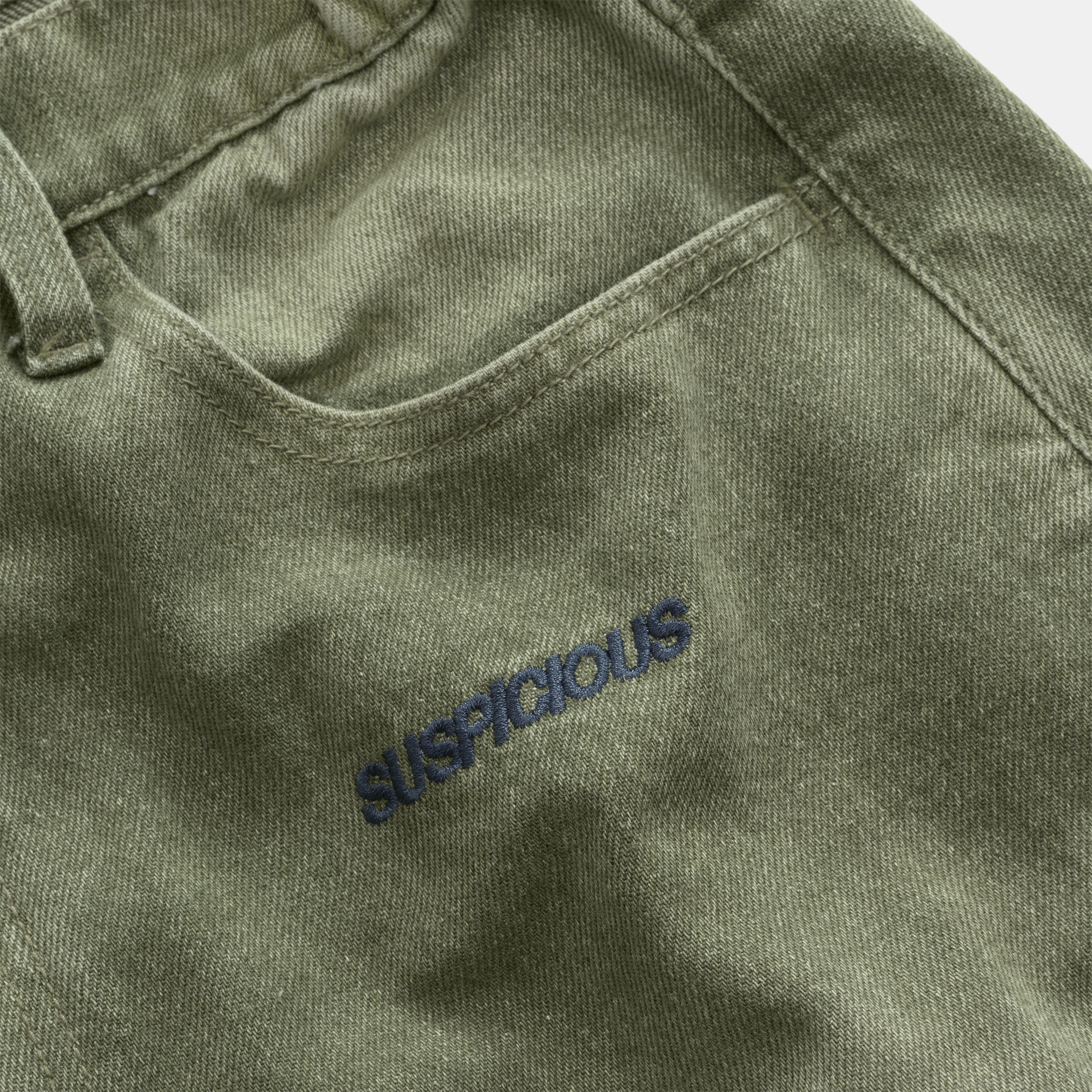Suspicious Antwerp Fall / SSPCS Club Barrel Jeans - Washed Green