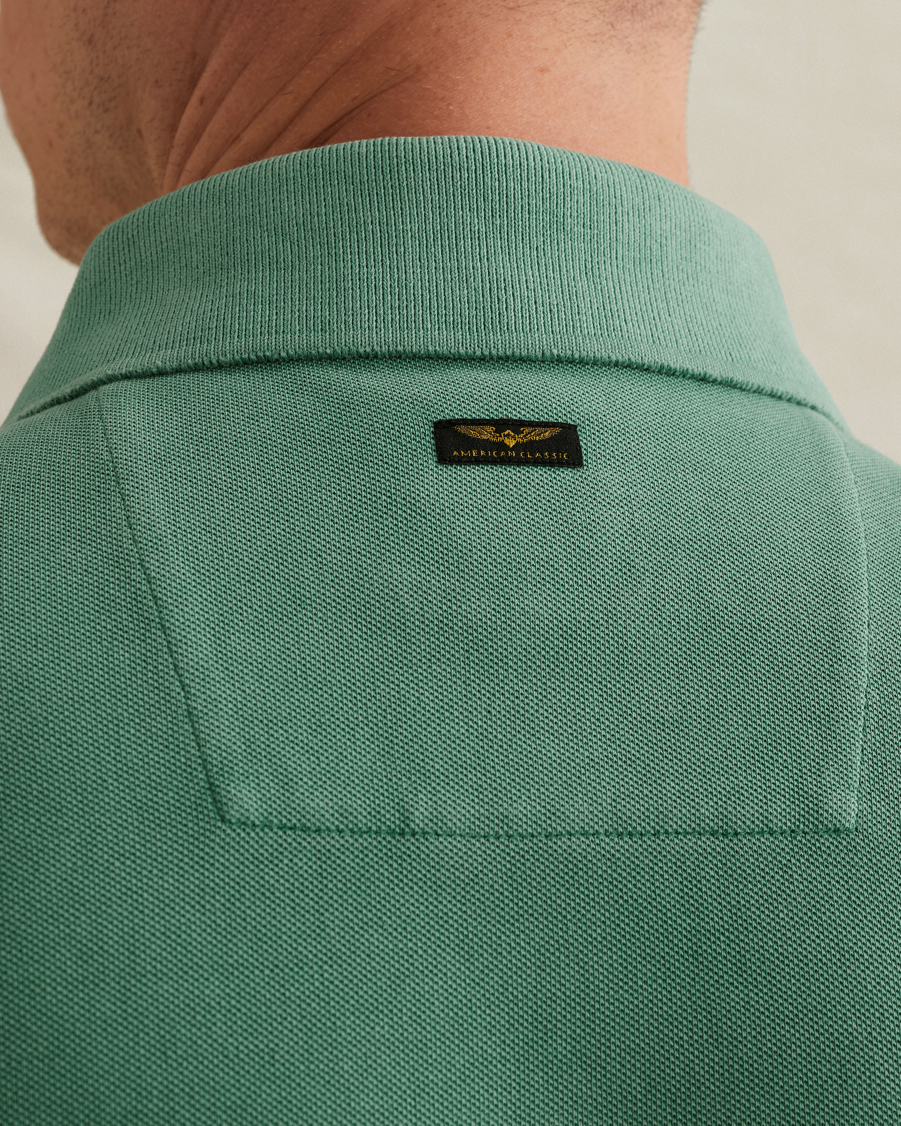 PME Legend Polo shirt with garment-dye wash and tailwing logox