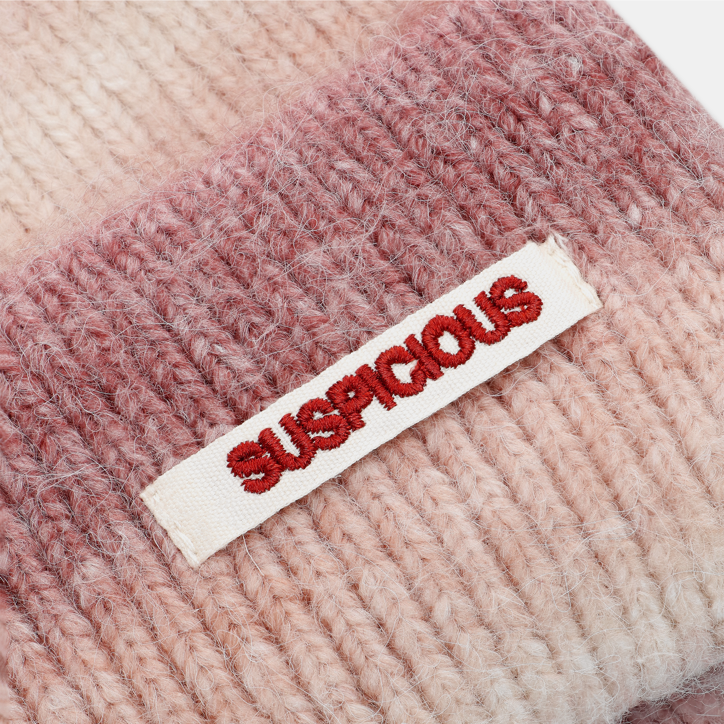 Suspicious Antwerp The Label Beanie - Sea Pink