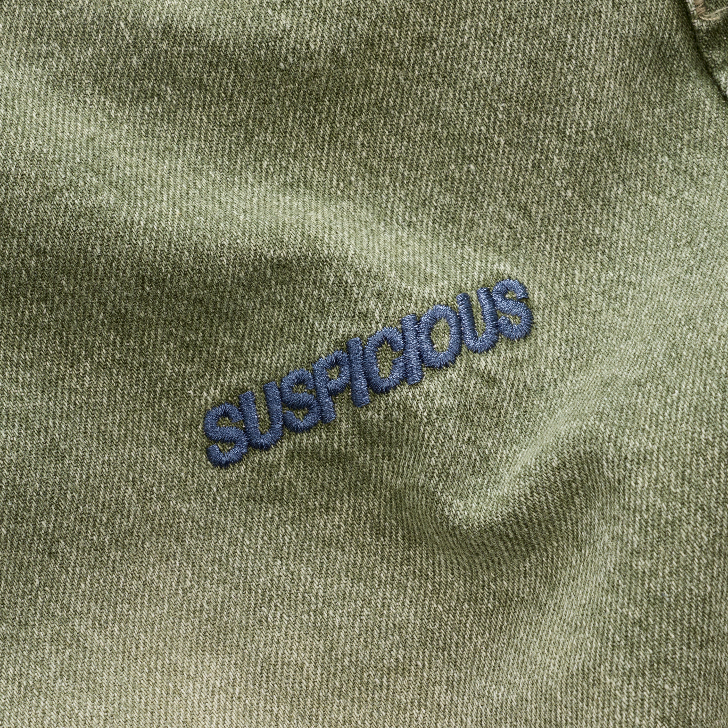 Suspicious Antwerp Softground / Essentials Baggy Jeans - Washed Green