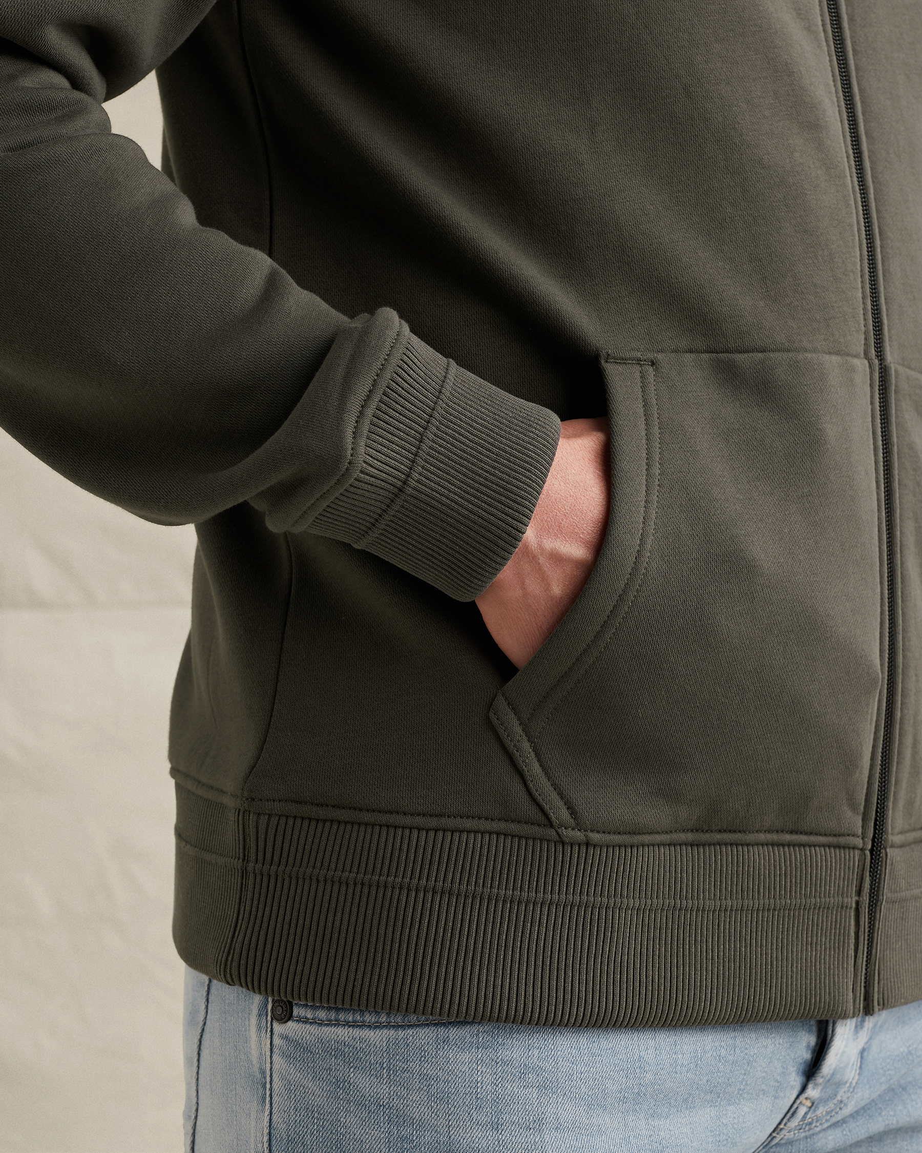 PME Legend Sweat jacket with hood and zipper closurex