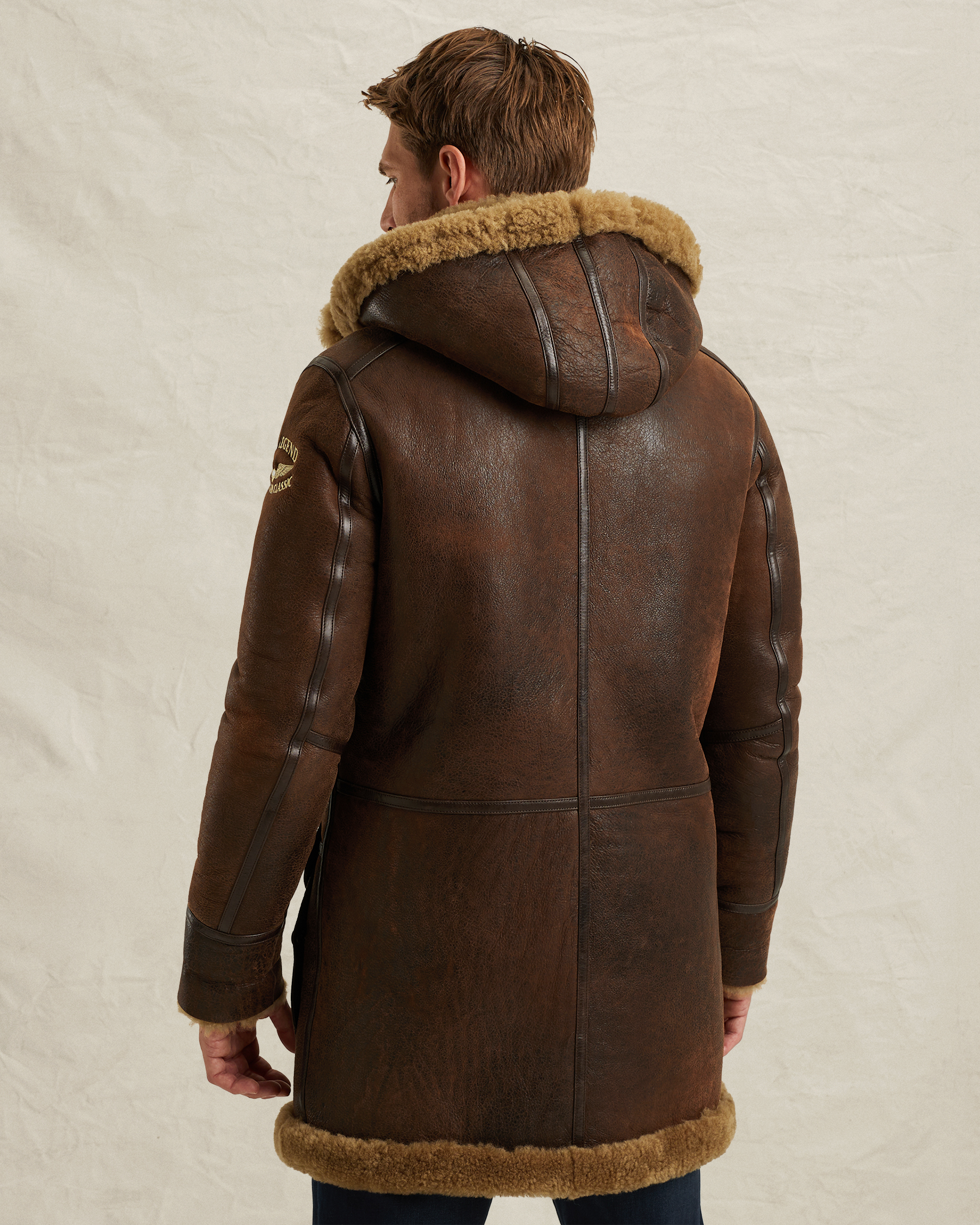 PME Legend Long Lammy leather jacketx