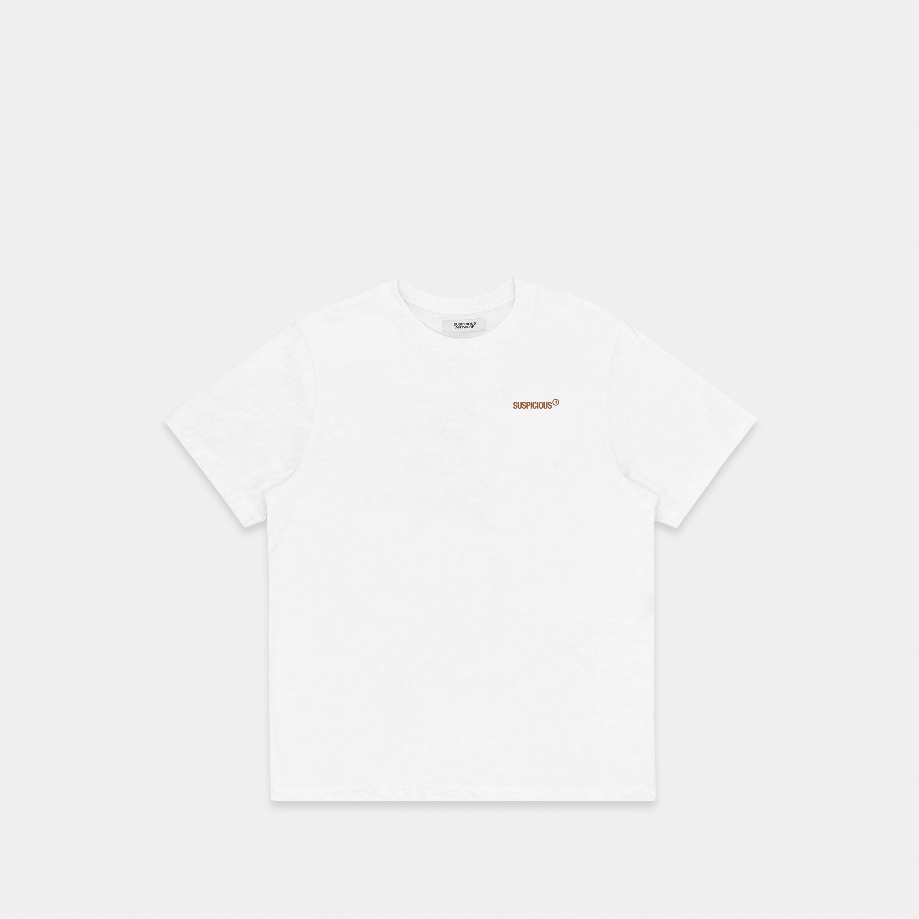 Suspicious Antwerp (SS24) The Aura Tee - White / Orange