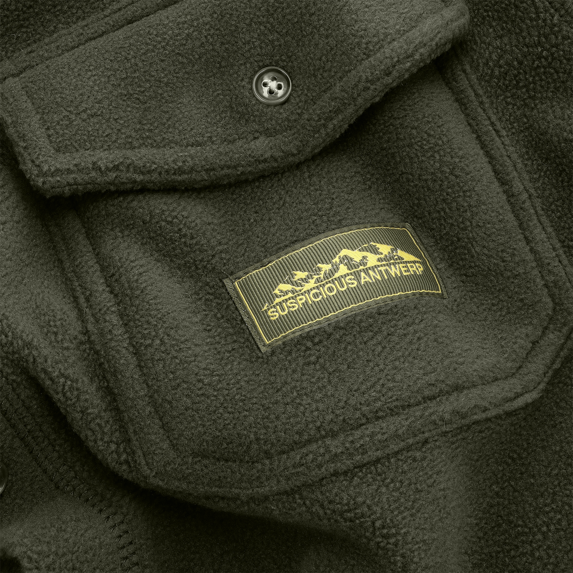 Suspicious Antwerp The Label Polar Shirt - Army