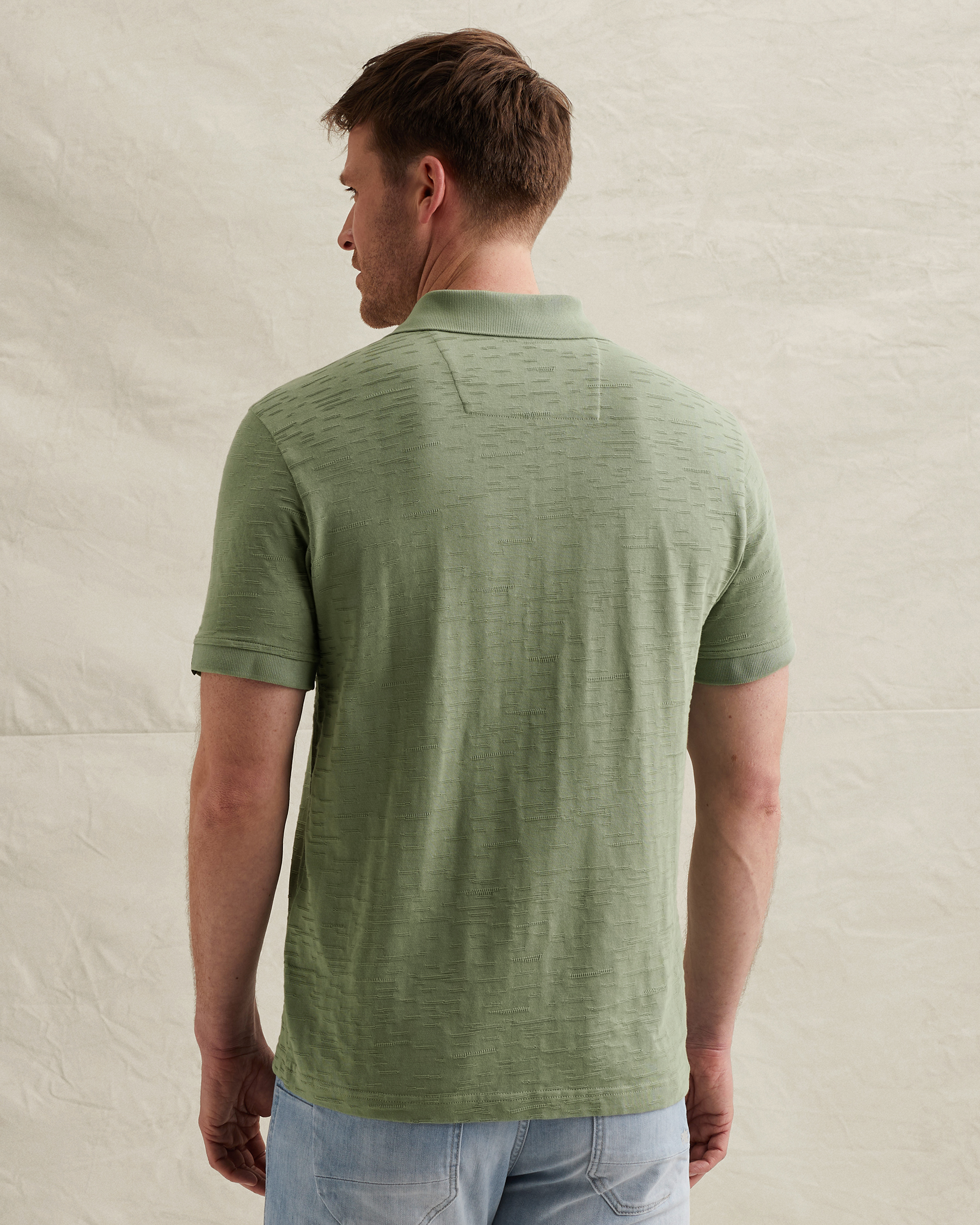 PME Legend Polo shirt in jersey with jacquard patternx