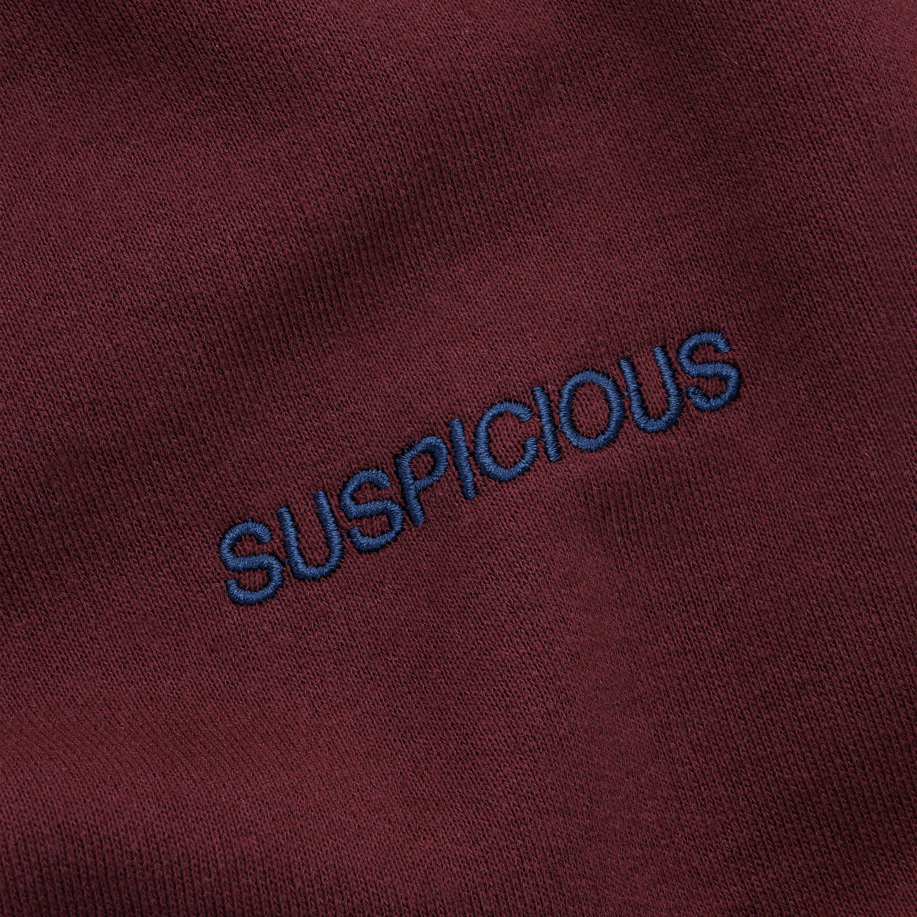 Suspicious Antwerp The Essentials Rugby Polo - Burgundy