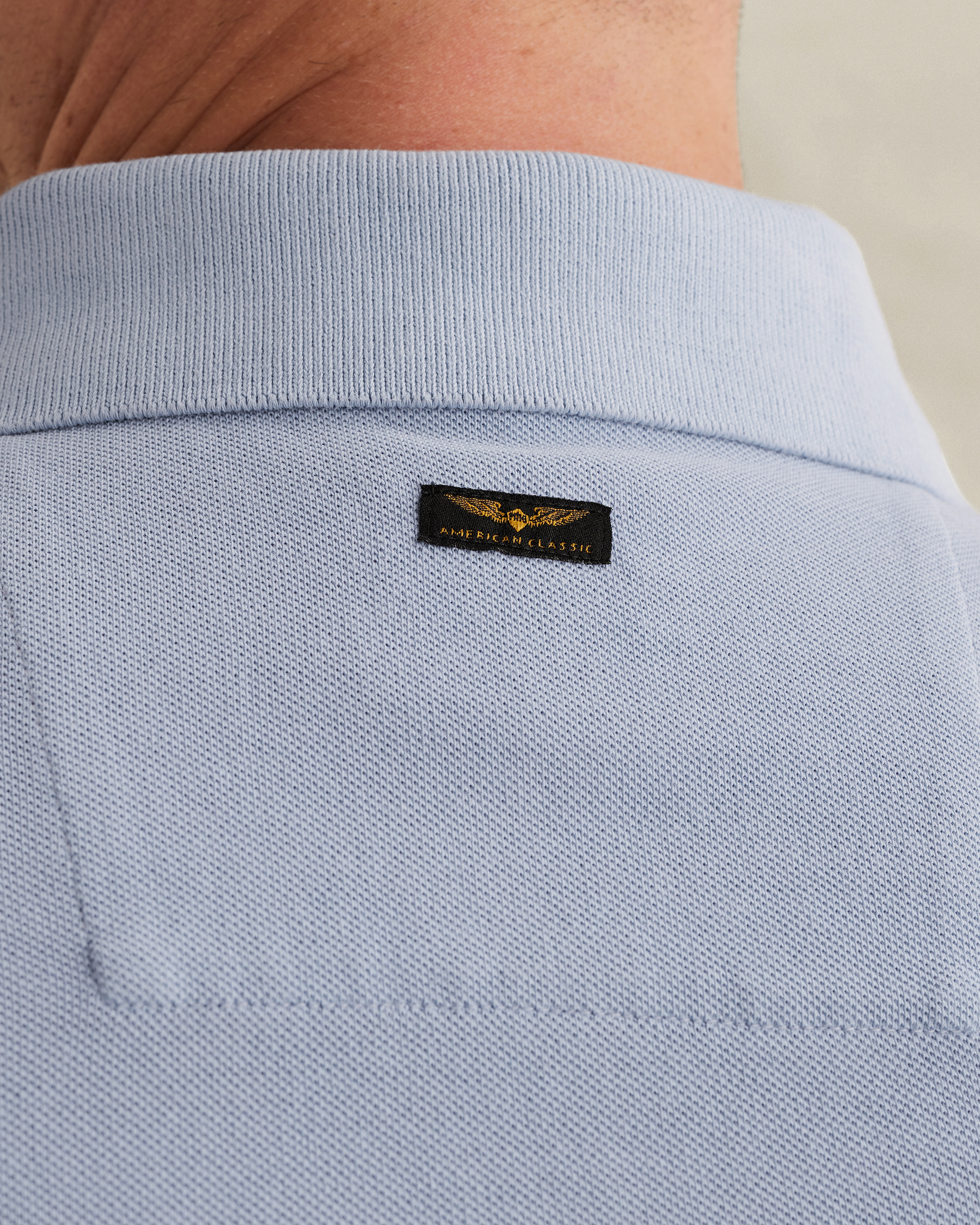 PME Legend Polo shirt with tailwing logo and garment-dye washx