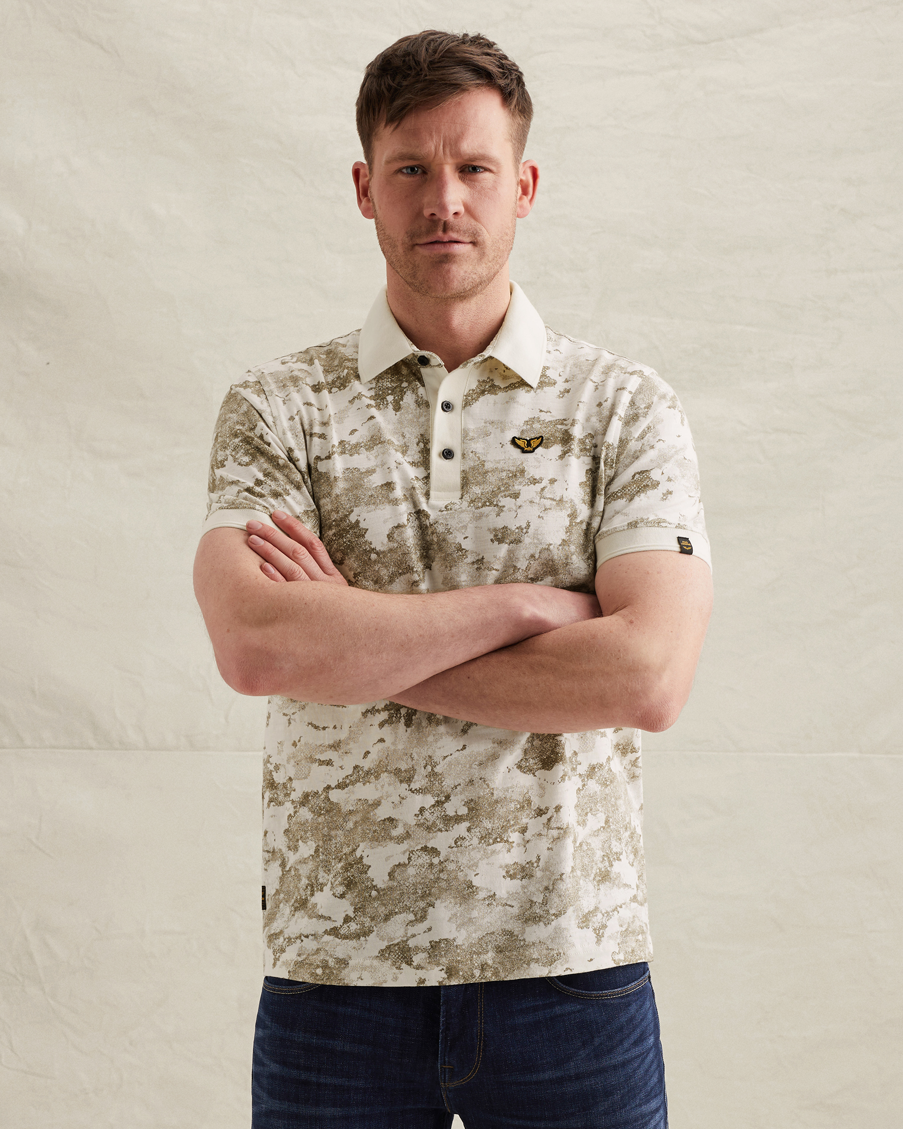 PME Legend Polo shirt in slub jerseyx