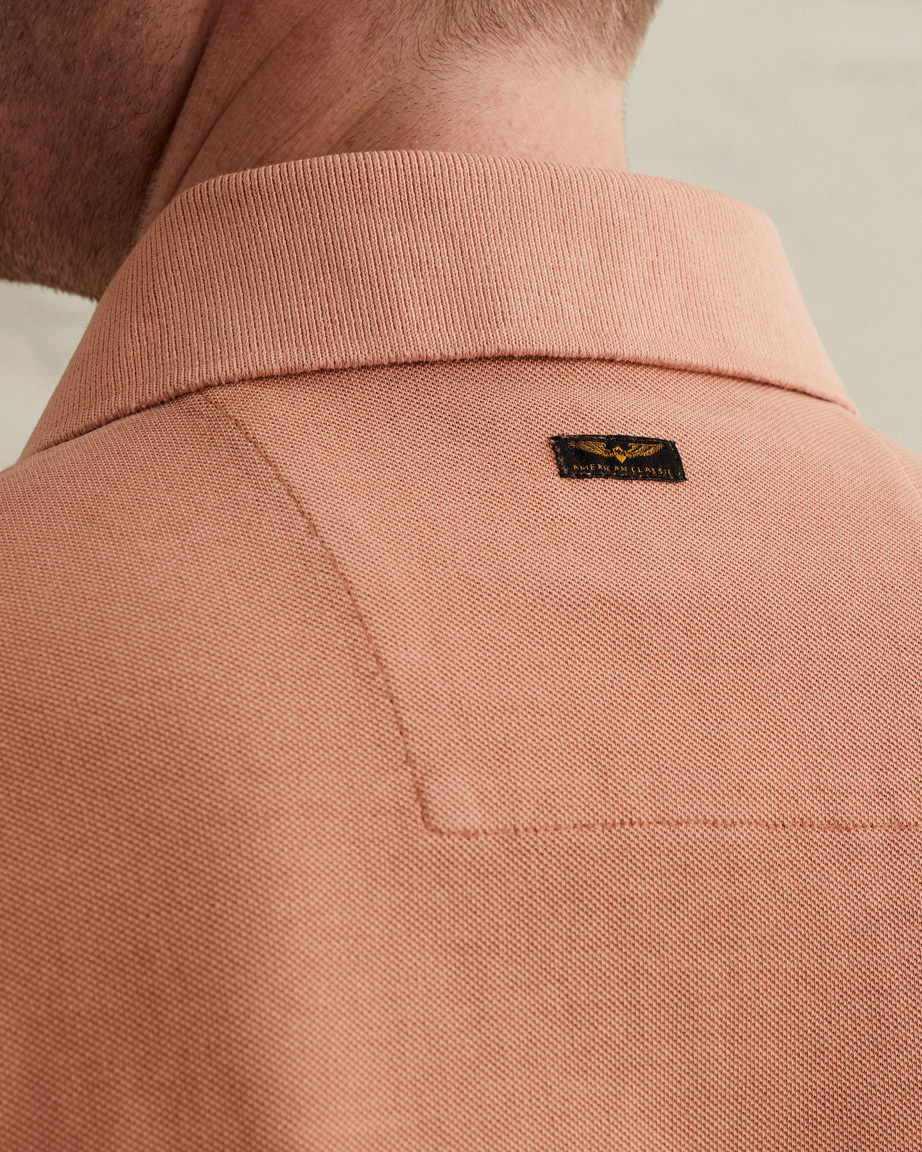 PME Legend Polo shirt with garment-dye wash and tailwing logox