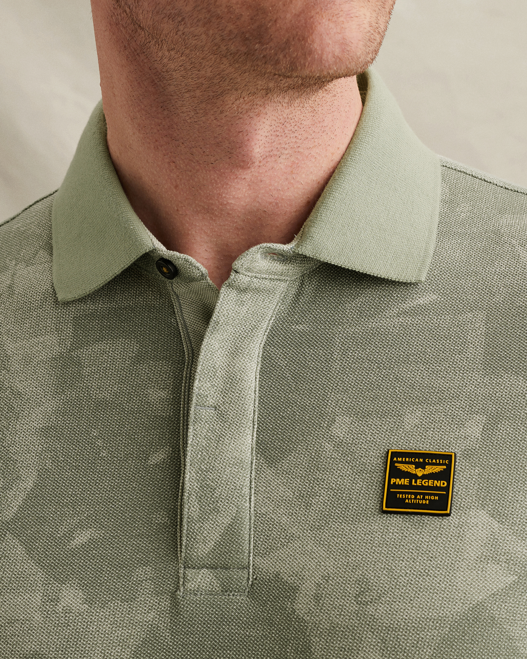 PME Legend Polo shirt in piqué with allover printx