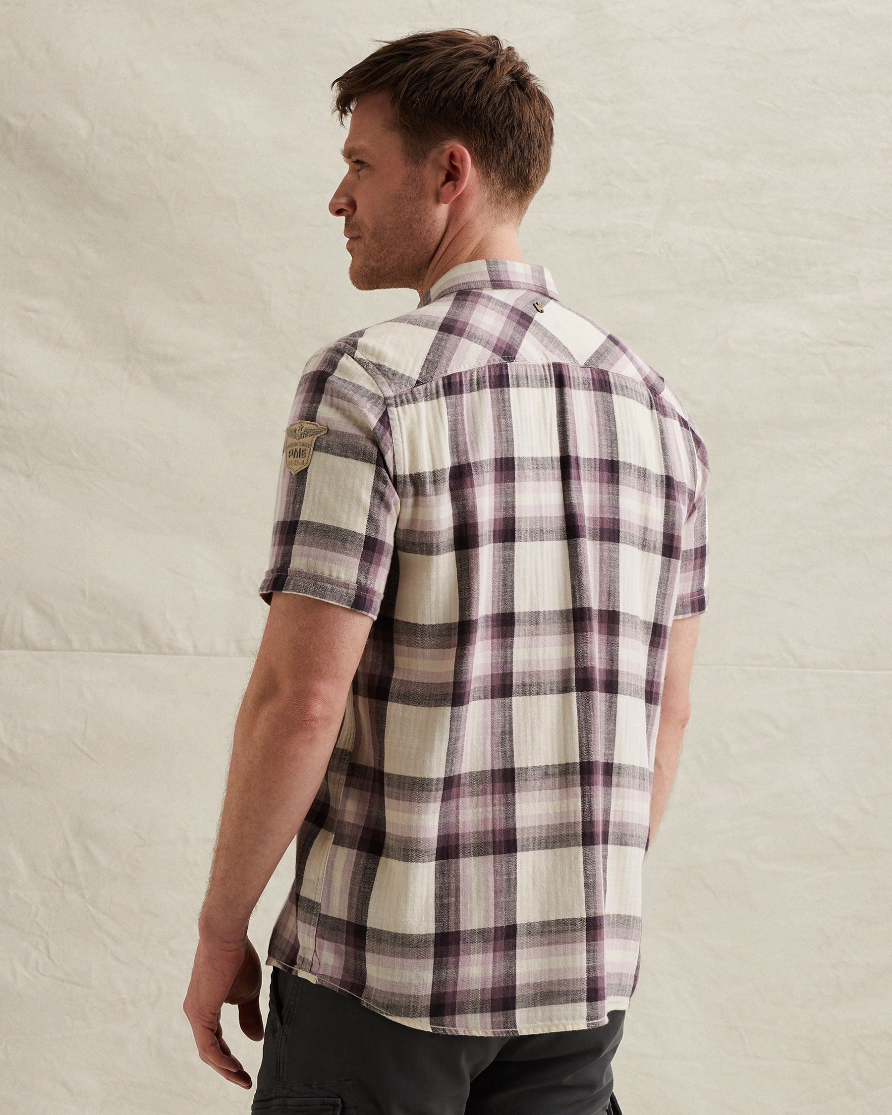 PME Legend Shirt with check pattern and chest pocketsx