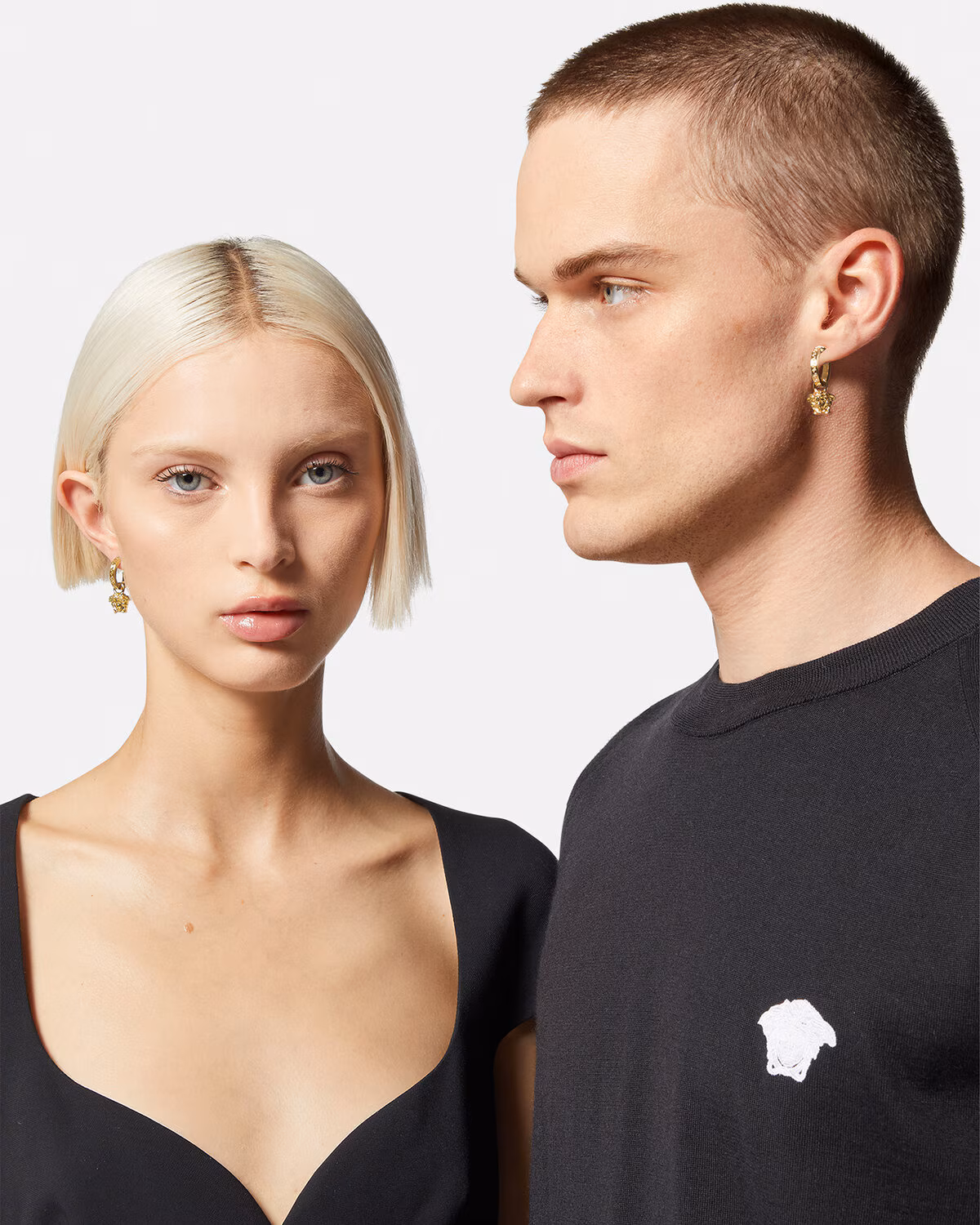 Versace La Medusa Hoop Earrings