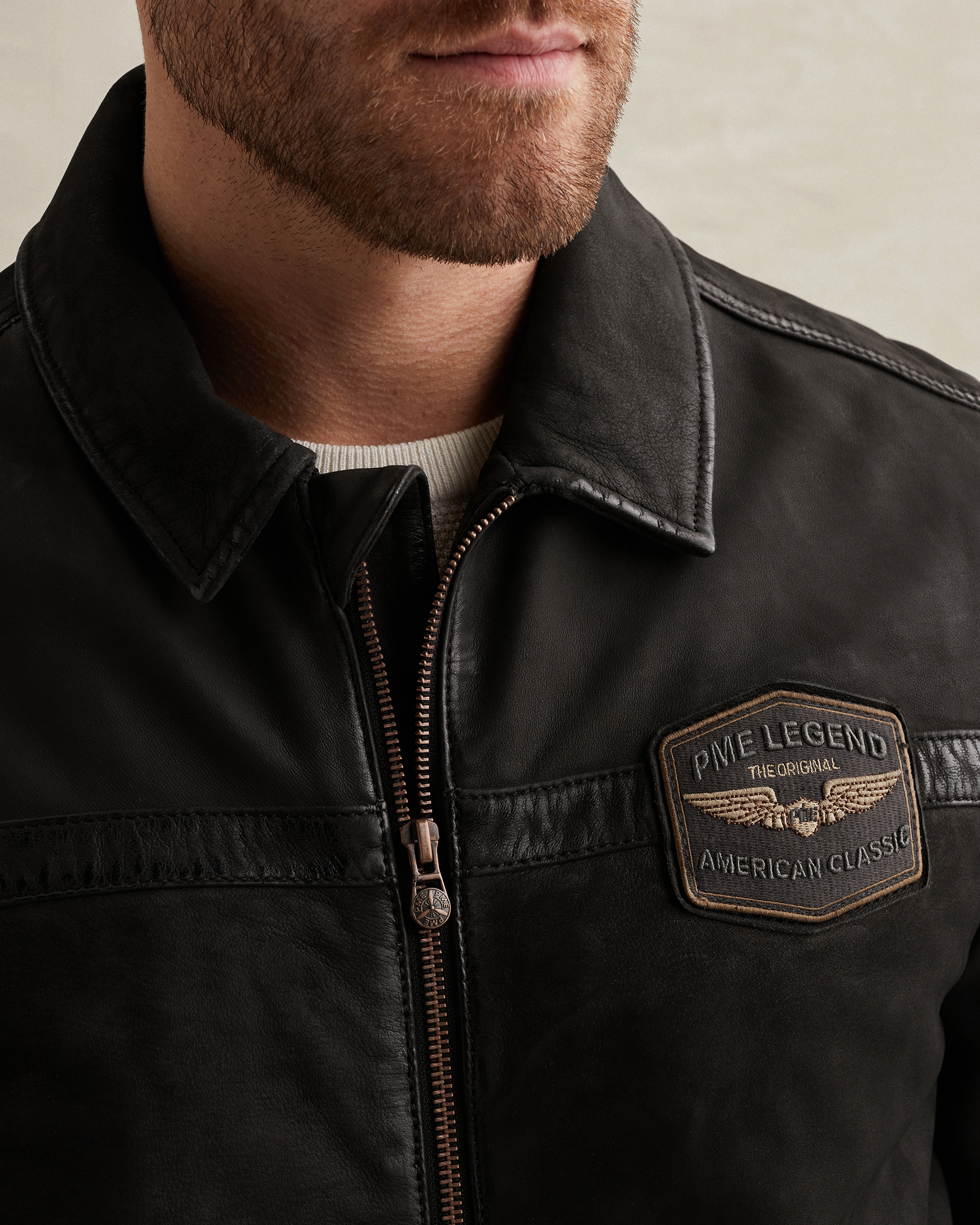PME Legend Summer Hudson leather jacketx