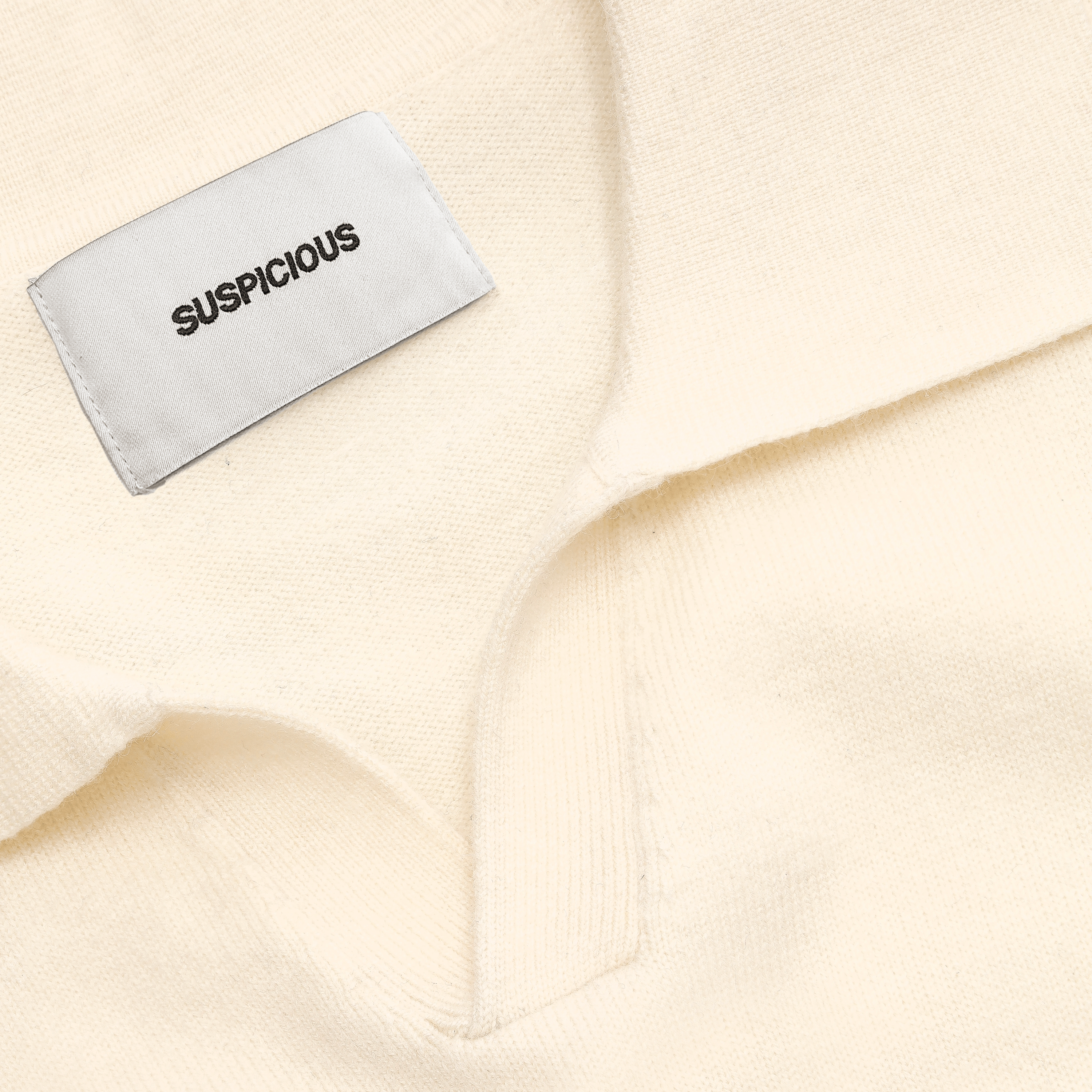 Suspicious Antwerp Football / Icon Knitted Polo - Soft Dune